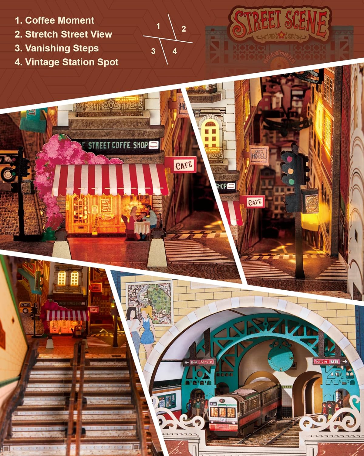 Building block, 1000pcs jigsaw puzzle, 2025 new puzzle, Adult Puzzle, Cartoon Puzzle, jigsaw puzzles, Acrylic Puzzle, puzzle 2000, DIY Miniature Dollhouse, Rolife, Cutebee, HYUKBI, DIY Booknook, Bookend, Dollhouse Kit, 3D Wooden Puzzle, Micro Building Blocks Set, Christmas Holiday gift, home decor, table decor