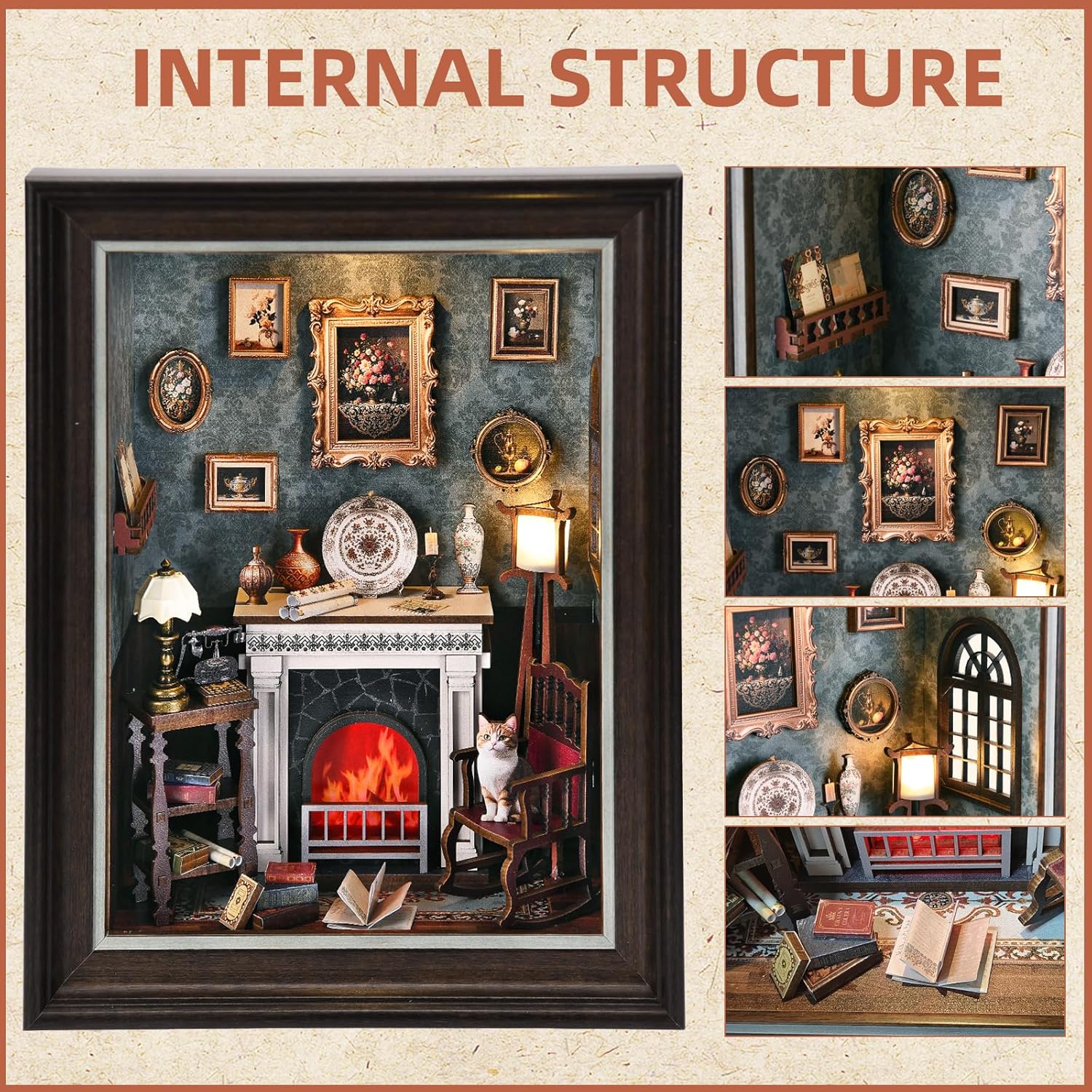 Building block, 1000pcs jigsaw puzzle, 2025 new puzzle, Adult Puzzle, Cartoon Puzzle, jigsaw puzzles,, puzzle 2000, DIY Miniature Dollhouse, Rolife, Cutebee, HYUKBI, DIY Booknook, Bookend, Dollhouse Kit, 3D Wooden Puzzle, Micro Building Blocks Set, Christmas Holiday gift 