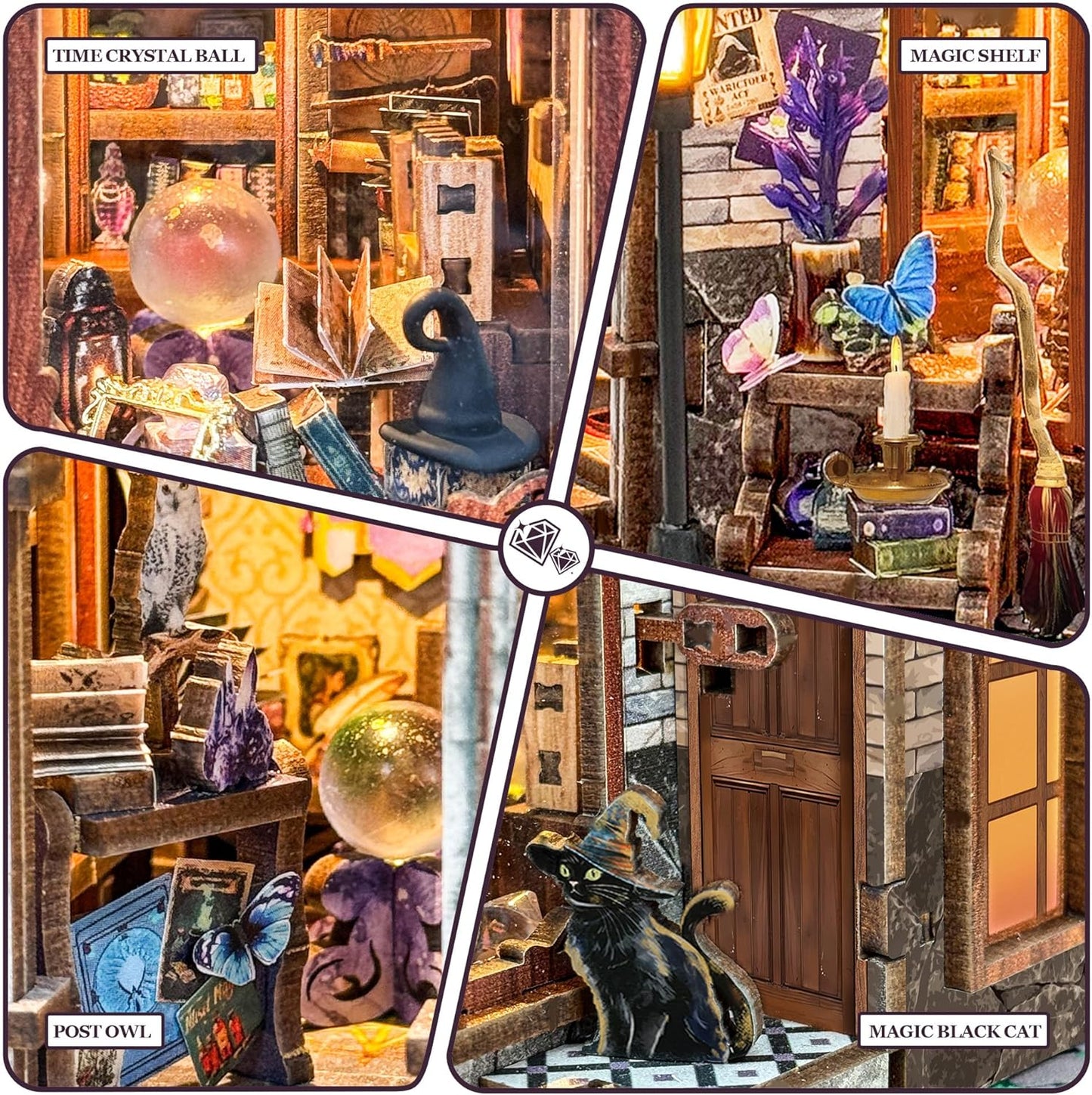 Building block, 1000pcs jigsaw puzzle, 2025 new puzzle, Adult Puzzle, Cartoon Puzzle, jigsaw puzzles, Acrylic Puzzle, puzzle 2000, DIY Miniature Dollhouse, Rolife, Cutebee, HYUKBI, DIY Booknook, Bookend, Dollhouse Kit, 3D Wooden Puzzle, Micro Building Blocks Set, Christmas Holiday gift, home decor, table decor