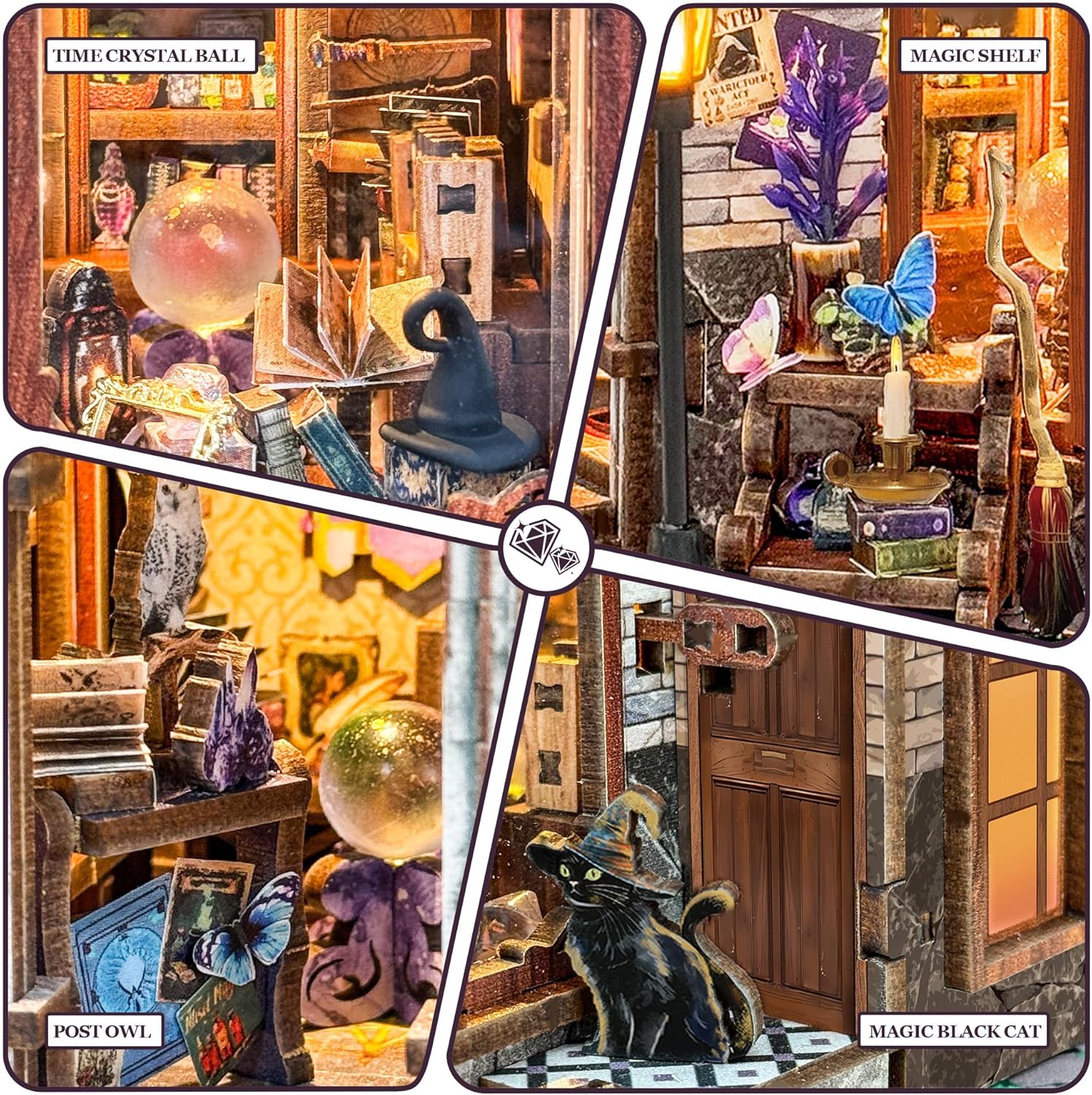 Building block, 1000pcs jigsaw puzzle, 2025 new puzzle, Adult Puzzle, Cartoon Puzzle, jigsaw puzzles, Acrylic Puzzle, puzzle 2000, DIY Miniature Dollhouse, Rolife, Cutebee, HYUKBI, DIY Booknook, Bookend, Dollhouse Kit, 3D Wooden Puzzle, Micro Building Blocks Set, Christmas Holiday gift, home decor, table decor