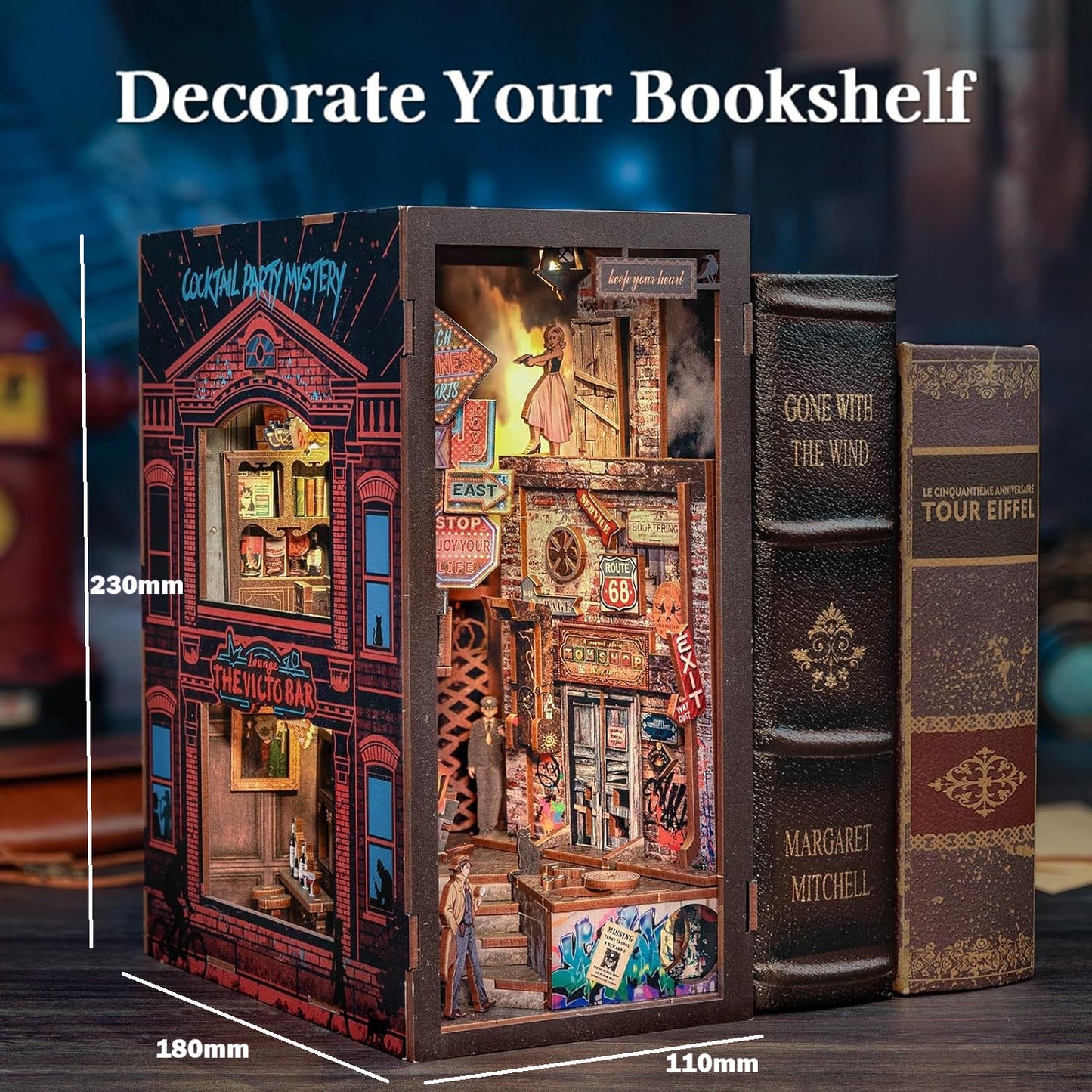 Building block, 1000pcs jigsaw puzzle, 2025 new puzzle, Adult Puzzle, Cartoon Puzzle, jigsaw puzzles, Acrylic Puzzle, puzzle 2000, DIY Miniature Dollhouse, Rolife, Cutebee, HYUKBI, DIY Booknook, Bookend, Dollhouse Kit, 3D Wooden Puzzle, Micro Building Blocks Set, Christmas Holiday gift, home decor, table decor