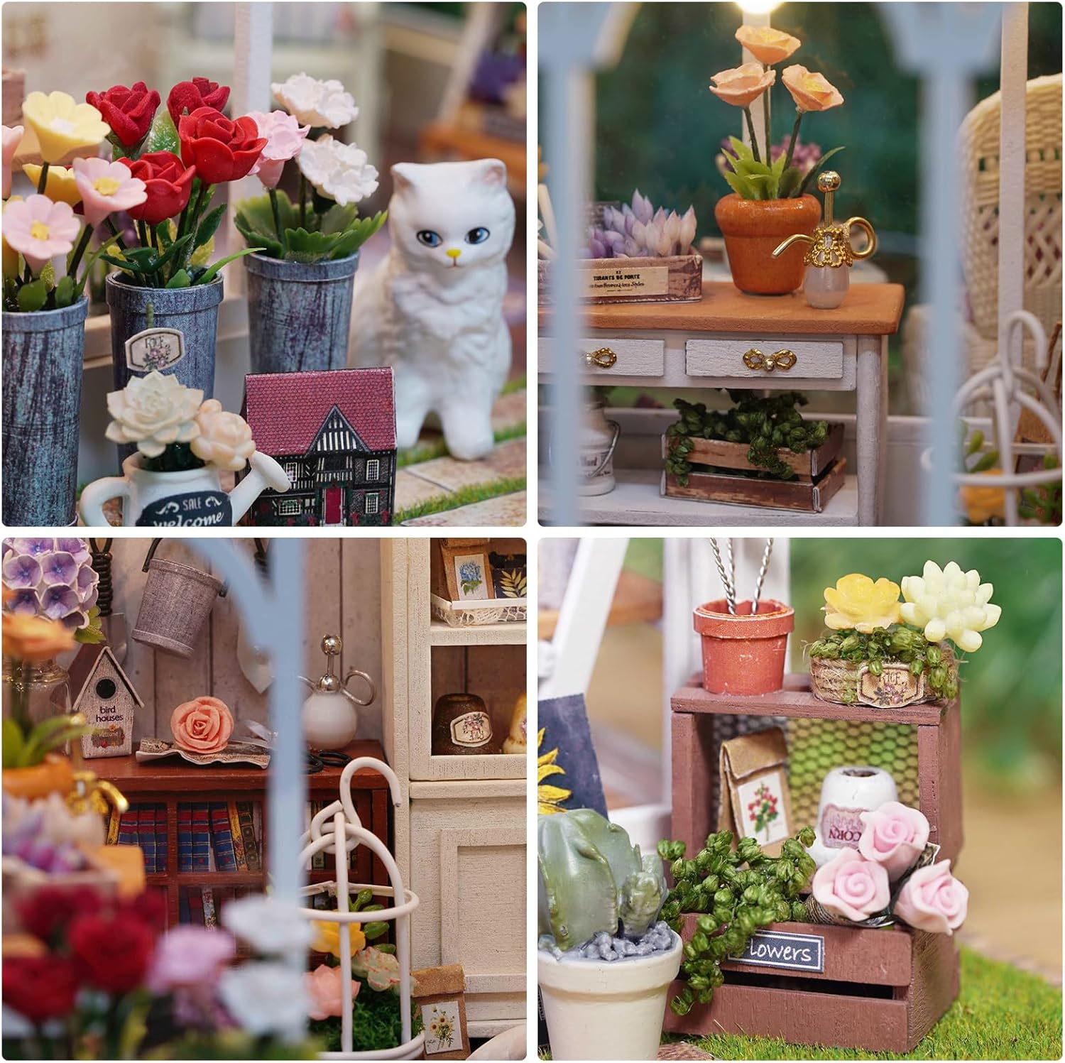 HYUKBI DIY Booknook Dollhouse Kit
