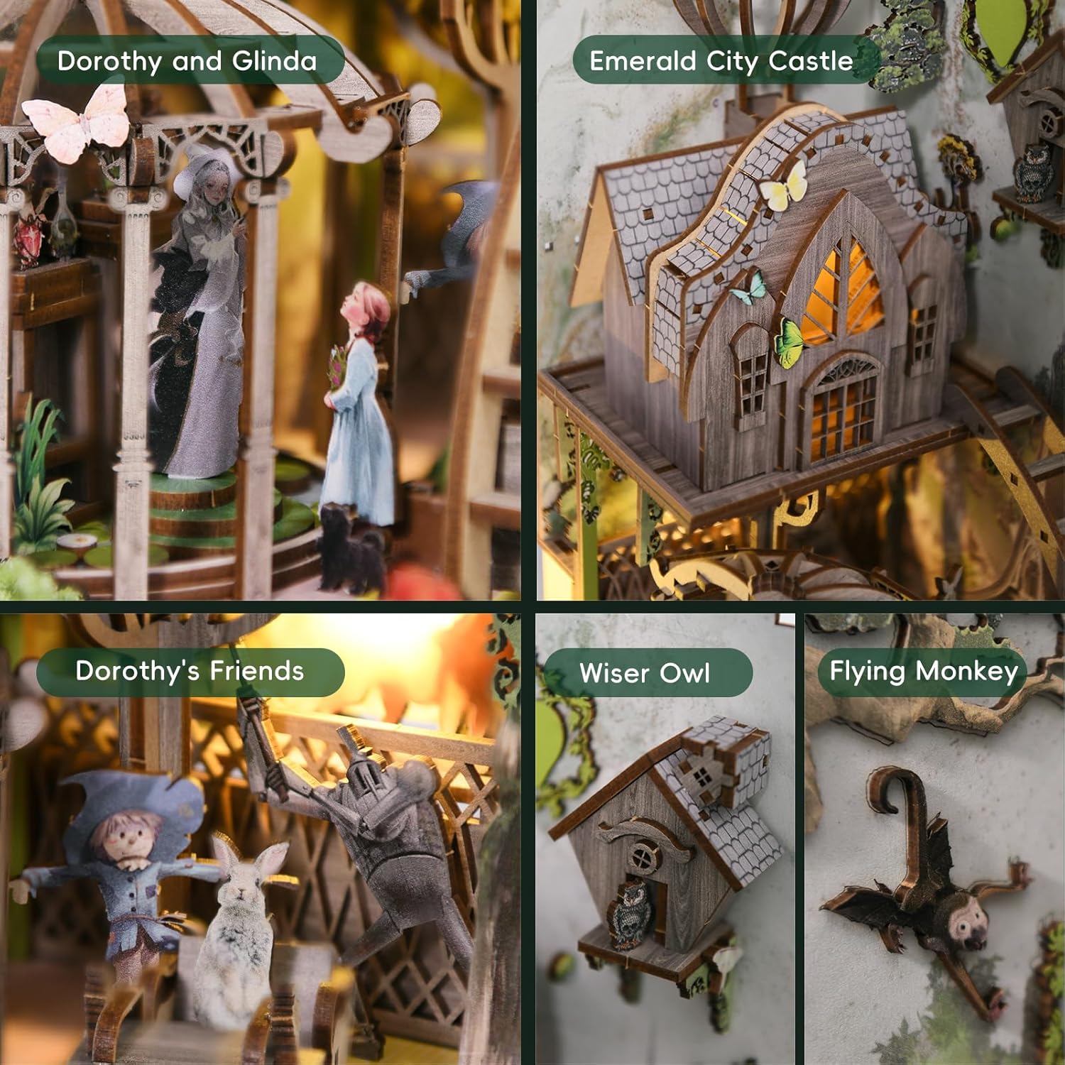 HYUKBI DIY Booknook Dollhouse Kit