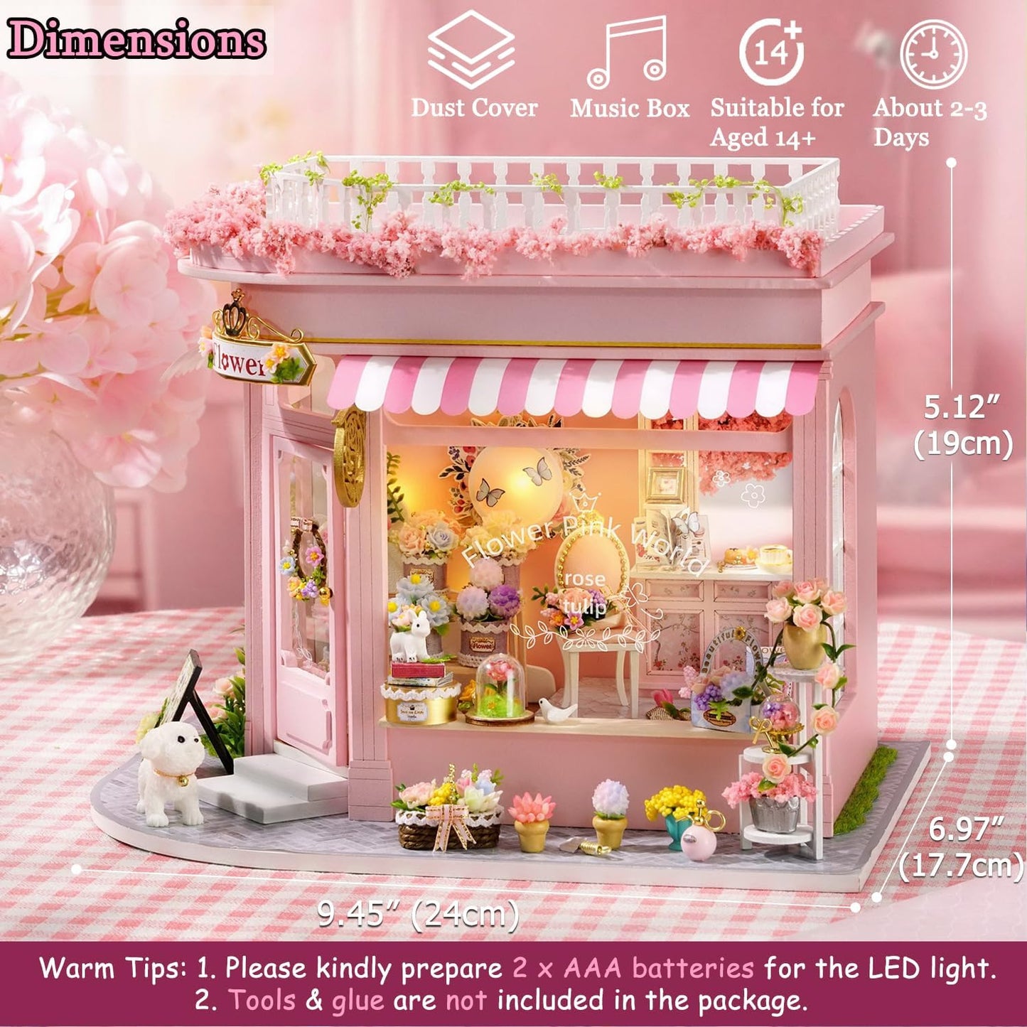 DIY Miniature Dollhouse
Rolife Cutebee HYUKBI DIY Booknook Dollhouse Kit 3D Wooden Puzzle 
Micro Building Blocks Set
Blindbox plush cute toy