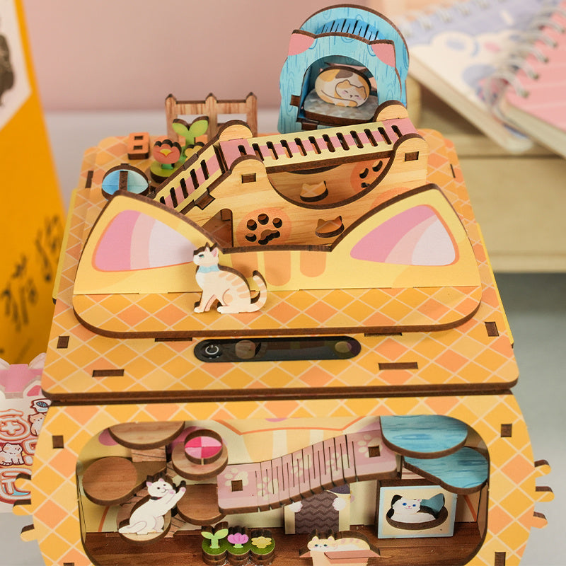 DIY Miniature Dollhouse
Rolife Cutebee HYUKBI DIY Booknook Dollhouse Kit 3D Wooden Puzzle 
Micro Building Blocks Set
Blindbox plush cute toy