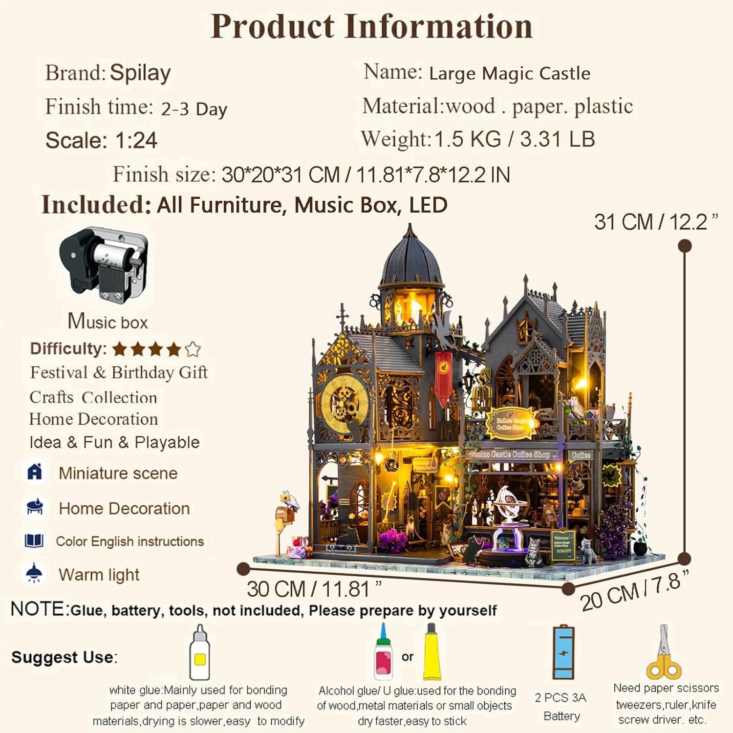 DIY Miniature Dollhouse
Rolife Cutebee HYUKBI DIY Booknook Dollhouse Kit 3D Wooden Puzzle 
Micro Building Blocks Set
Blindbox plush cute toy