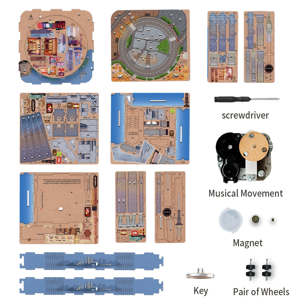 DIY Miniature Dollhouse
Rolife Cutebee HYUKBI DIY Booknook Dollhouse Kit 3D Wooden Puzzle 
Micro Building Blocks Set
Blindbox plush cute toy