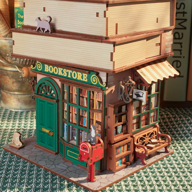 DIY Miniature Dollhouse
Rolife Cutebee HYUKBI DIY Booknook Dollhouse Kit 3D Wooden Puzzle 
Micro Building Blocks Set
Blindbox plush cute toy