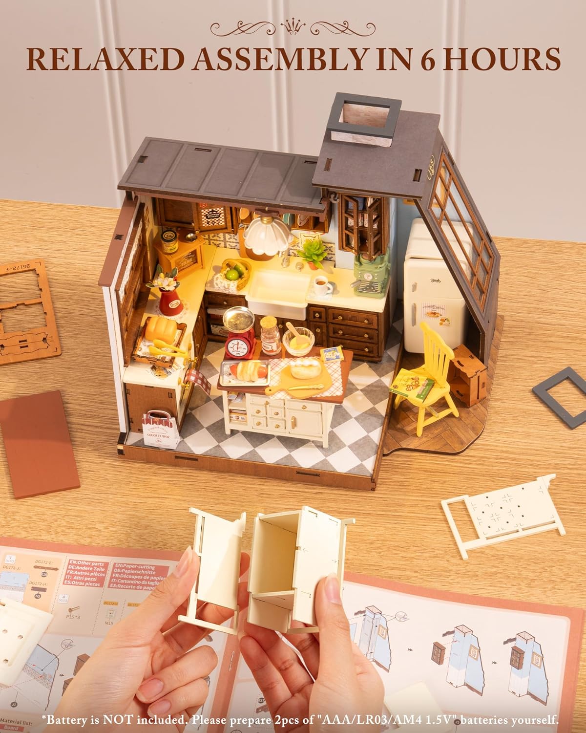 Building block, 1000pcs jigsaw puzzle, 2025 new puzzle, Adult Puzzle, Cartoon Puzzle, jigsaw puzzles, Acrylic Puzzle, puzzle 2000, DIY Miniature Dollhouse, Rolife, Cutebee, HYUKBI, DIY Booknook, Bookend, Dollhouse Kit, 3D Wooden Puzzle, Micro Building Blocks Set, Christmas Holiday gift, home decor, table decor