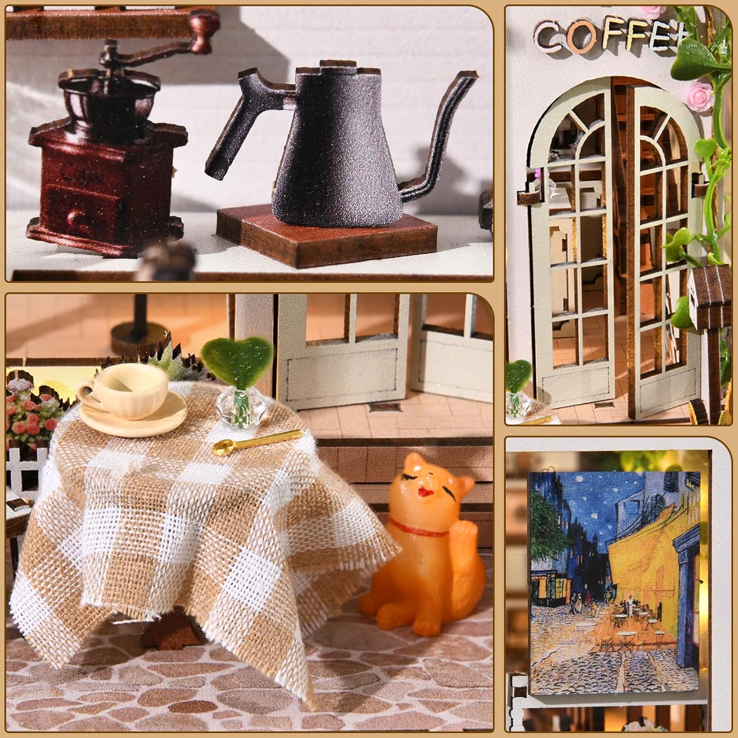 DIY Miniature Dollhouse
Rolife Cutebee HYUKBI DIY Booknook Dollhouse Kit 3D Wooden Puzzle 