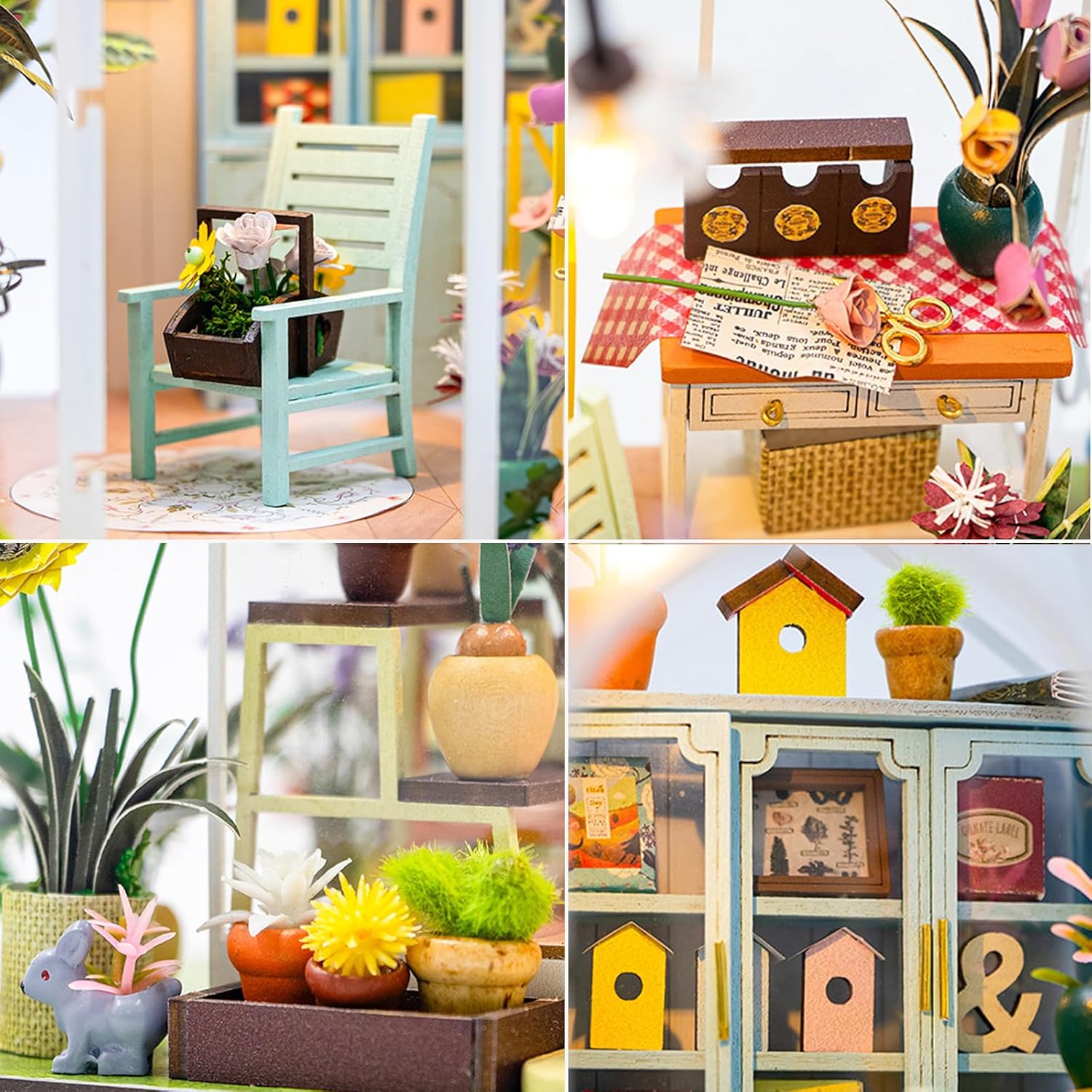 HYUKBI DIY Booknook Dollhouse Kit