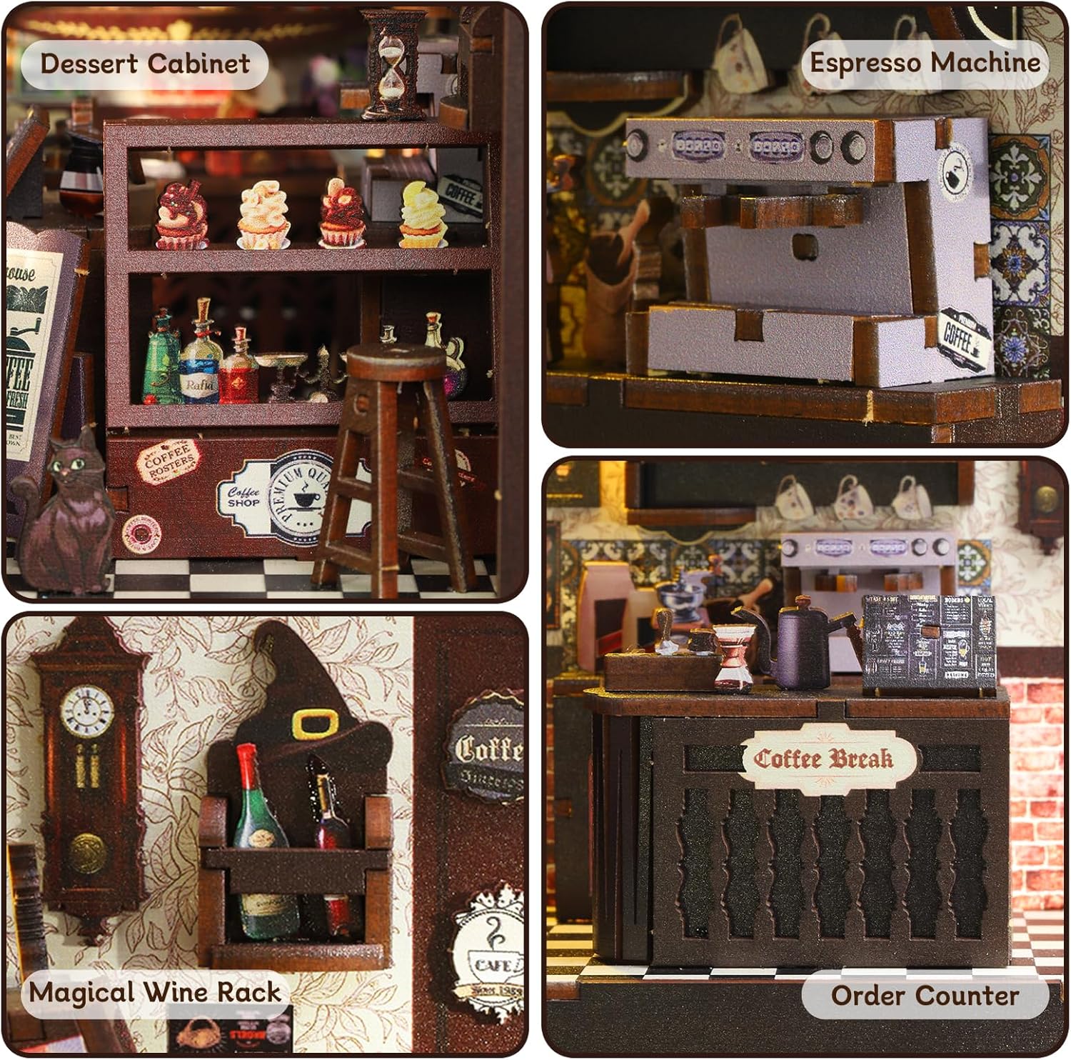Building block, 1000pcs jigsaw puzzle, 2025 new puzzle, Adult Puzzle, Cartoon Puzzle, jigsaw puzzles,, puzzle 2000, DIY Miniature Dollhouse, Rolife, Cutebee, HYUKBI, DIY Booknook, Bookend, Dollhouse Kit, 3D Wooden Puzzle, Micro Building Blocks Set, Christmas Holiday gift 