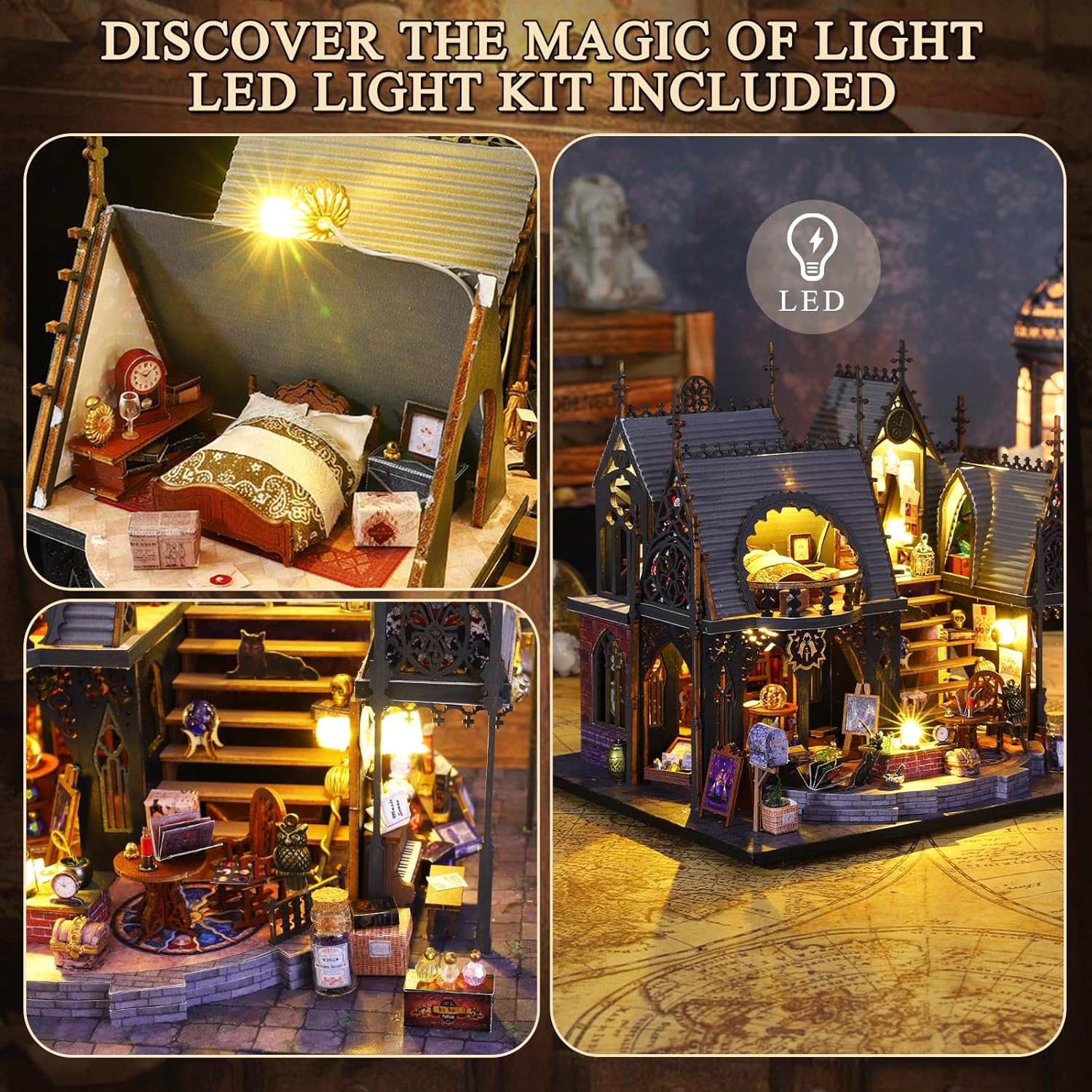 DIY Miniature Dollhouse
Rolife Cutebee HYUKBI DIY Booknook Dollhouse Kit 3D Wooden Puzzle 
Micro Building Blocks Set
Blindbox plush cute toy