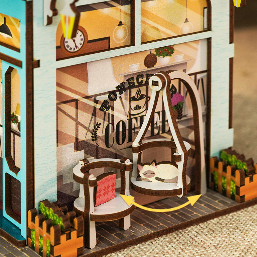 DIY Miniature Dollhouse
Rolife Cutebee HYUKBI DIY Booknook Dollhouse Kit 3D Wooden Puzzle 
Micro Building Blocks Set
Blindbox plush cute toy