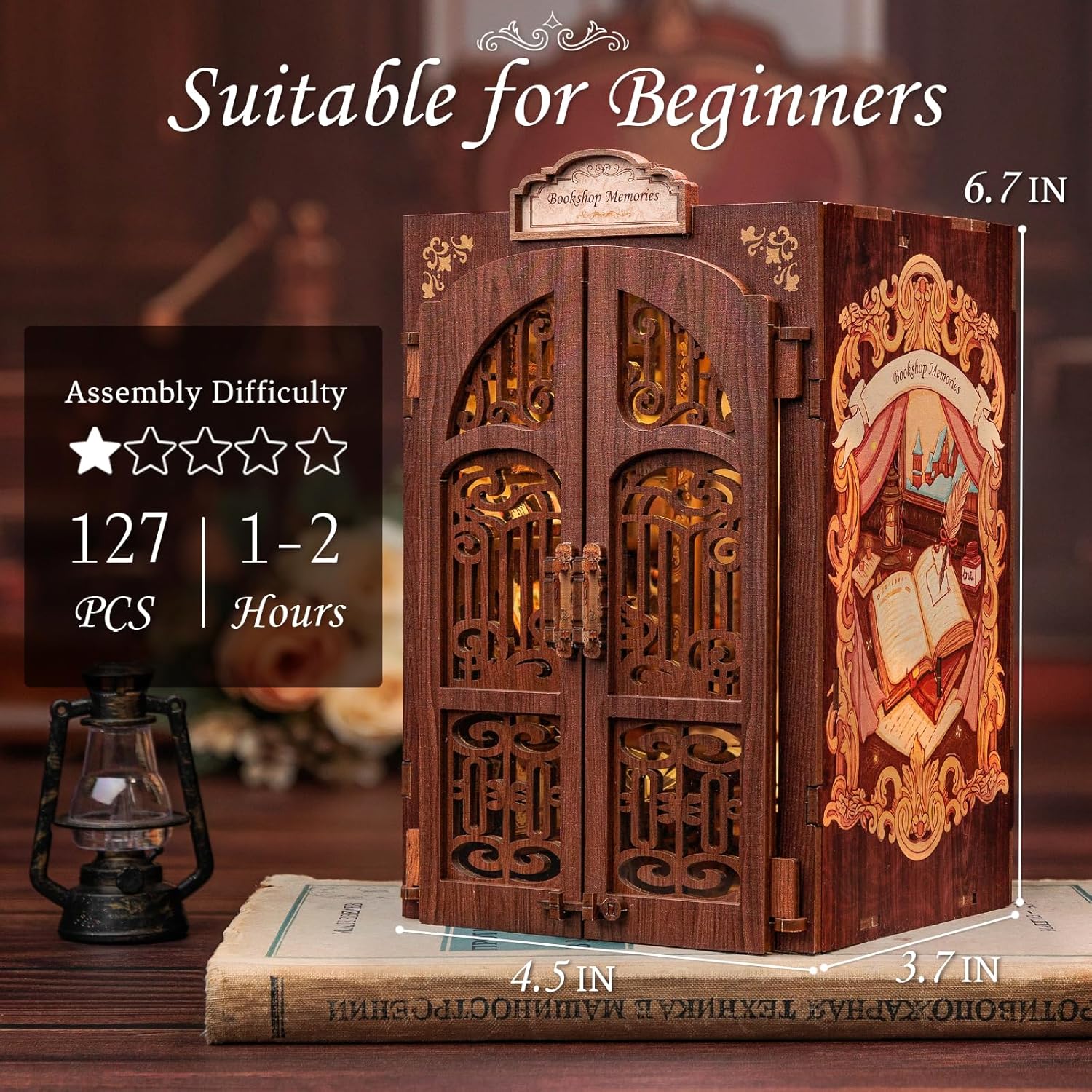DIY Miniature Dollhouse
Rolife Cutebee HYUKBI DIY Booknook Dollhouse Kit 3D Wooden Puzzle 
Micro Building Blocks Set
Blindbox plush cute toy