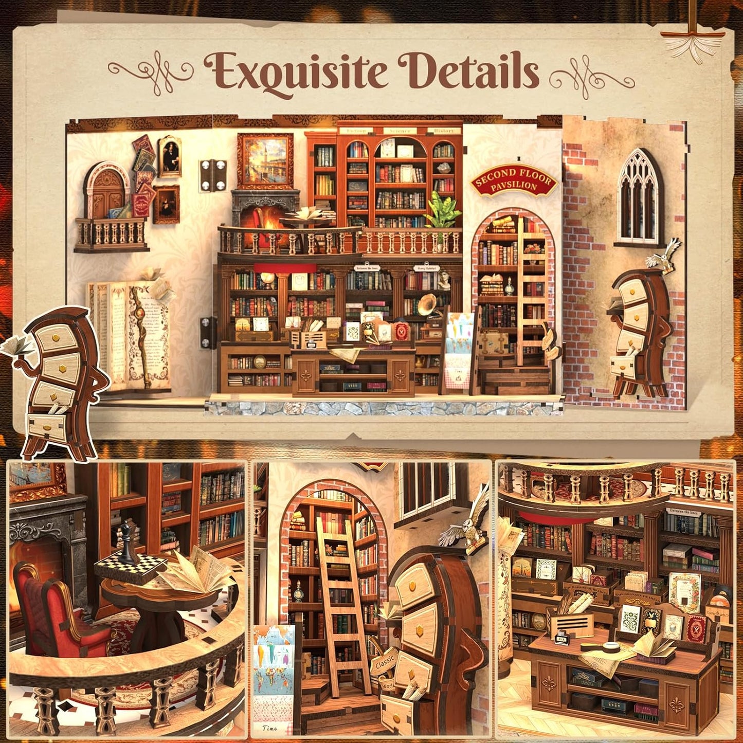 Building block, 1000pcs jigsaw puzzle, 2025 new puzzle, Adult Puzzle, Cartoon Puzzle, jigsaw puzzles, Acrylic Puzzle, puzzle 2000, DIY Miniature Dollhouse, Rolife, Cutebee, HYUKBI, DIY Booknook, Bookend, Dollhouse Kit, 3D Wooden Puzzle, Micro Building Blocks Set, Christmas Holiday gift, home decor, table decor