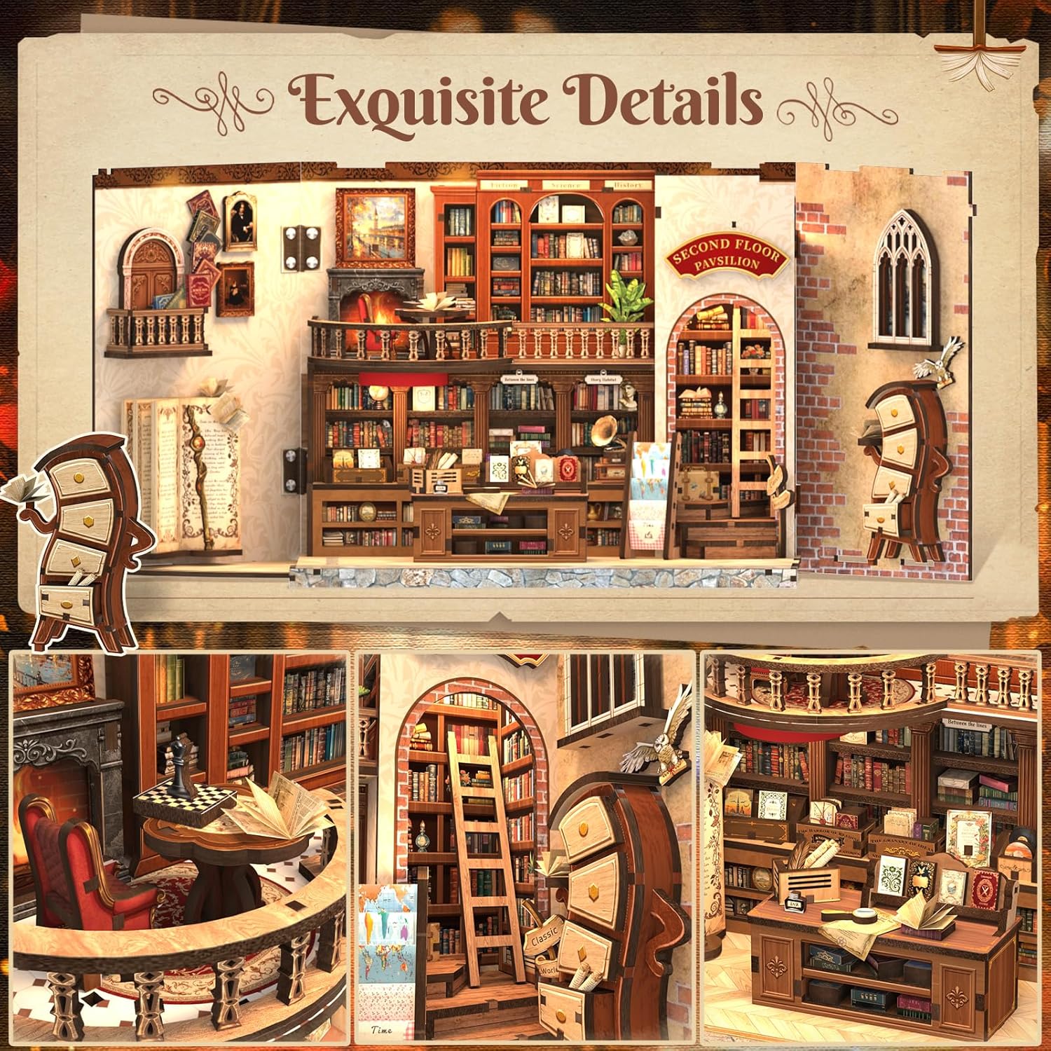 Building block, 1000pcs jigsaw puzzle, 2025 new puzzle, Adult Puzzle, Cartoon Puzzle, jigsaw puzzles, Acrylic Puzzle, puzzle 2000, DIY Miniature Dollhouse, Rolife, Cutebee, HYUKBI, DIY Booknook, Bookend, Dollhouse Kit, 3D Wooden Puzzle, Micro Building Blocks Set, Christmas Holiday gift, home decor, table decor