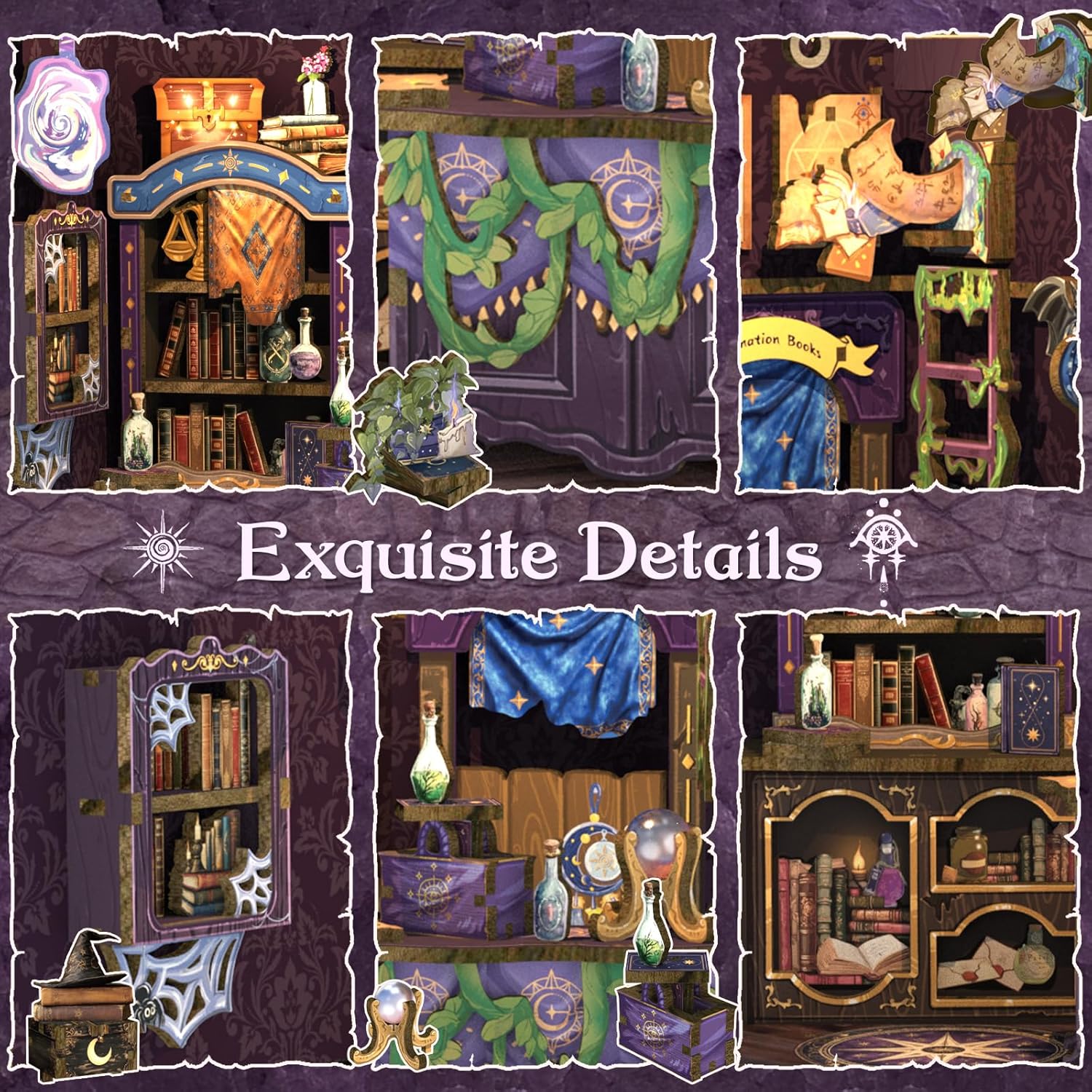 HYUKBI DIY Booknook Dollhouse Kit