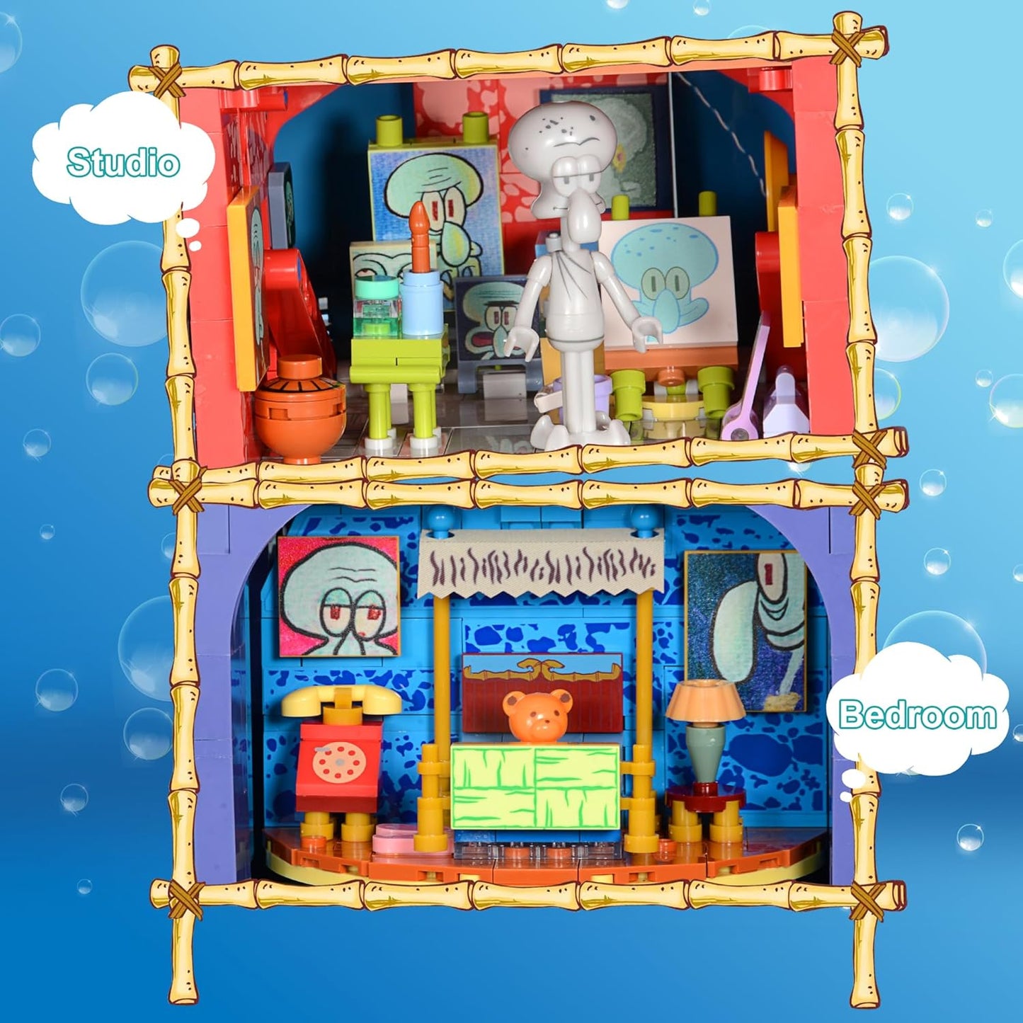 Sponge Bob Building block 1000pcs jigsaw puzzle, 2025 new puzzle, Adult Puzzle, Cartoon Puzzle, jigsaw puzzles, momibook puzzle, puzzle 2000, Wonderful Tree House Expeditions
DIY Miniature Dollhouse
Rolife Cutebee HYUKBI DIY Booknook Dollhouse Kit 3D Wooden Puzzle 
Micro Building Blocks Set
Blindbox plush cute toy