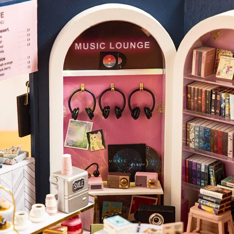 HYUKBI DIY Miniature House Kit with LED Light