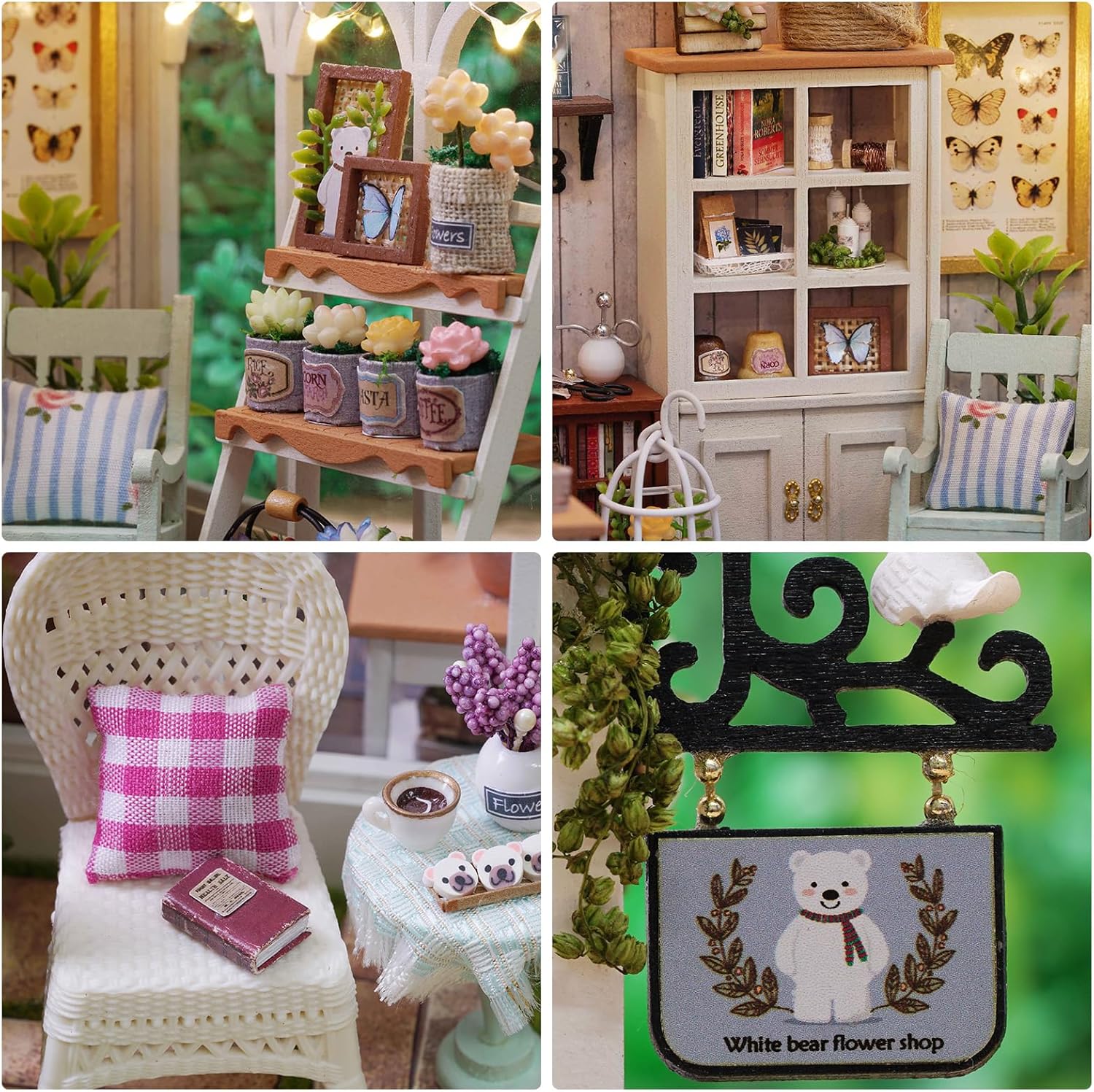 HYUKBI DIY Booknook Dollhouse Kit