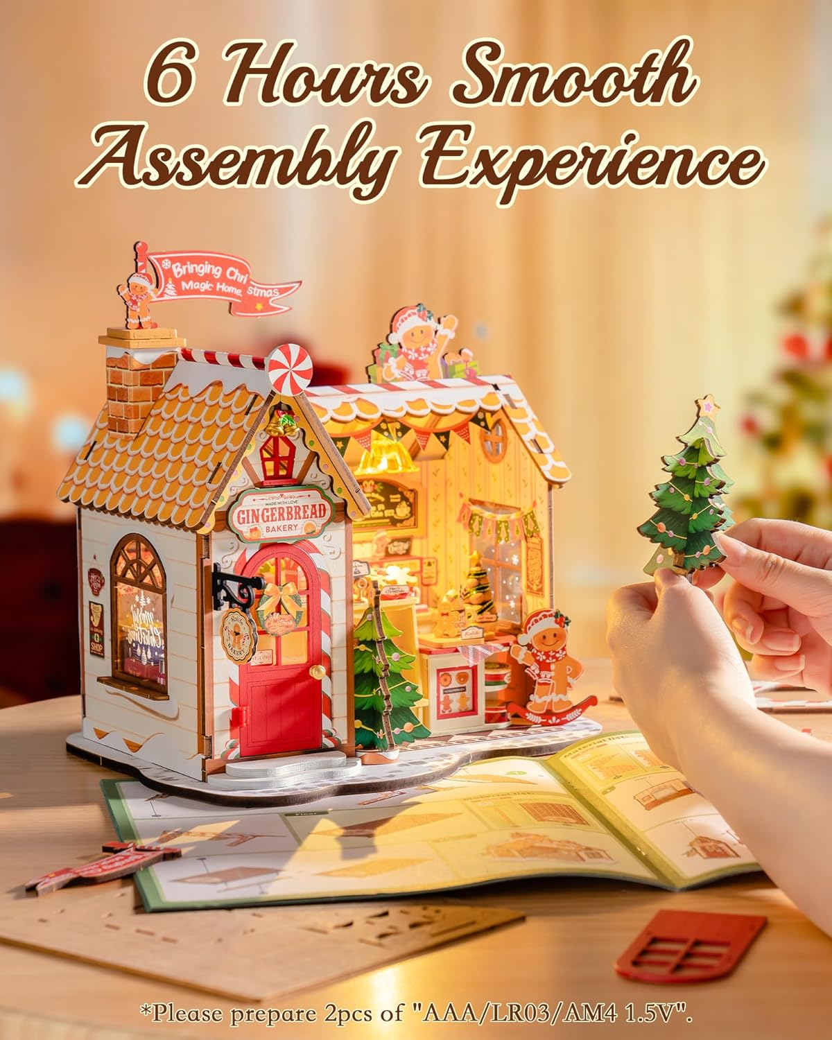 Building block, 1000pcs jigsaw puzzle, 2025 new puzzle, Adult Puzzle, Cartoon Puzzle, jigsaw puzzles, Acrylic Puzzle, puzzle 2000, DIY Miniature Dollhouse, Rolife, Cutebee, HYUKBI, DIY Booknook, Bookend, Dollhouse Kit, 3D Wooden Puzzle, Micro Building Blocks Set, Christmas Holiday gift, home decor, table decor
