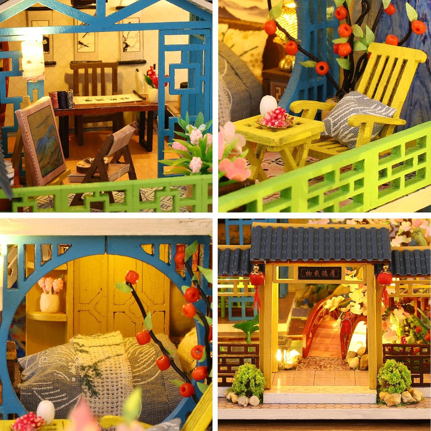 DIY Miniature Dollhouse
Rolife Cutebee HYUKBI DIY Booknook Dollhouse Kit 3D Wooden Puzzle 
Micro Building Blocks Set
Blindbox plush cute toy