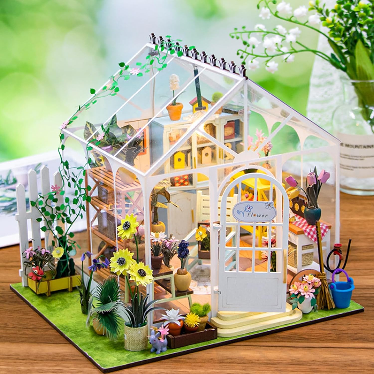 HYUKBI DIY Booknook Dollhouse Kit