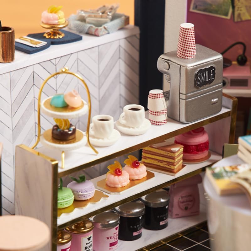 HYUKBI DIY Miniature House Kit with LED Light