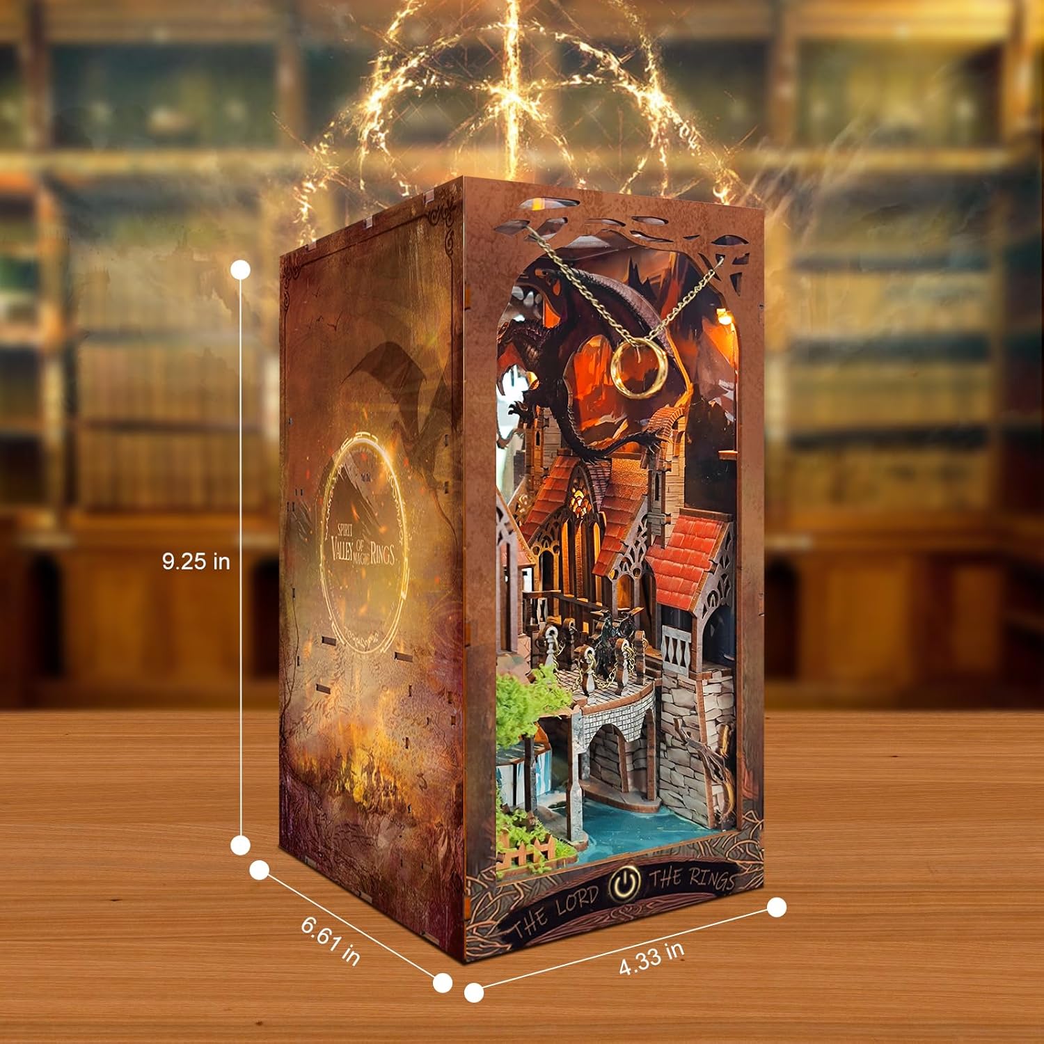 HYUKBI DIY Booknook Dollhouse Kit