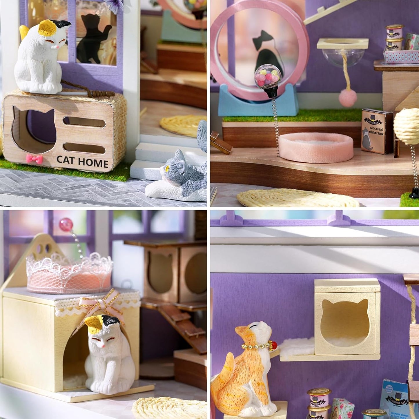 DIY Miniature Dollhouse
Rolife Cutebee HYUKBI DIY Booknook Dollhouse Kit 3D Wooden Puzzle 
Micro Building Blocks Set
Blindbox plush cute toy