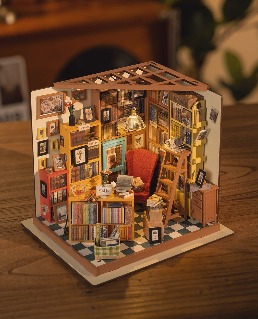 Building block, 1000pcs jigsaw puzzle, 2025 new puzzle, Adult Puzzle, Cartoon Puzzle, jigsaw puzzles, Acrylic Puzzle, puzzle 2000, DIY Miniature Dollhouse, Rolife, Cutebee, HYUKBI, DIY Booknook, Bookend, Dollhouse Kit, 3D Wooden Puzzle, Micro Building Blocks Set, Christmas Holiday gift, home decor, table decor