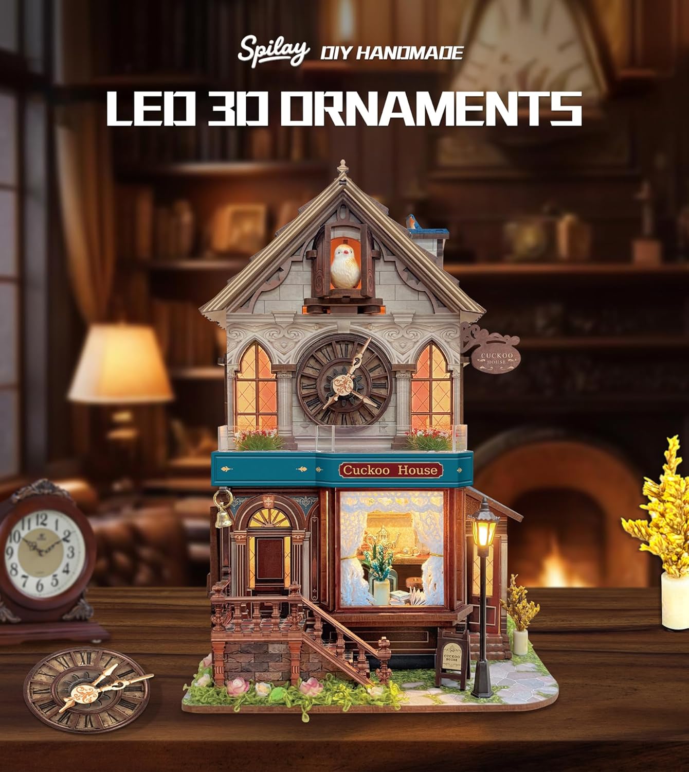 DIY Miniature Dollhouse
Rolife Cutebee HYUKBI DIY Booknook Dollhouse Kit 3D Wooden Puzzle 
Micro Building Blocks Set
Blindbox plush cute toy
