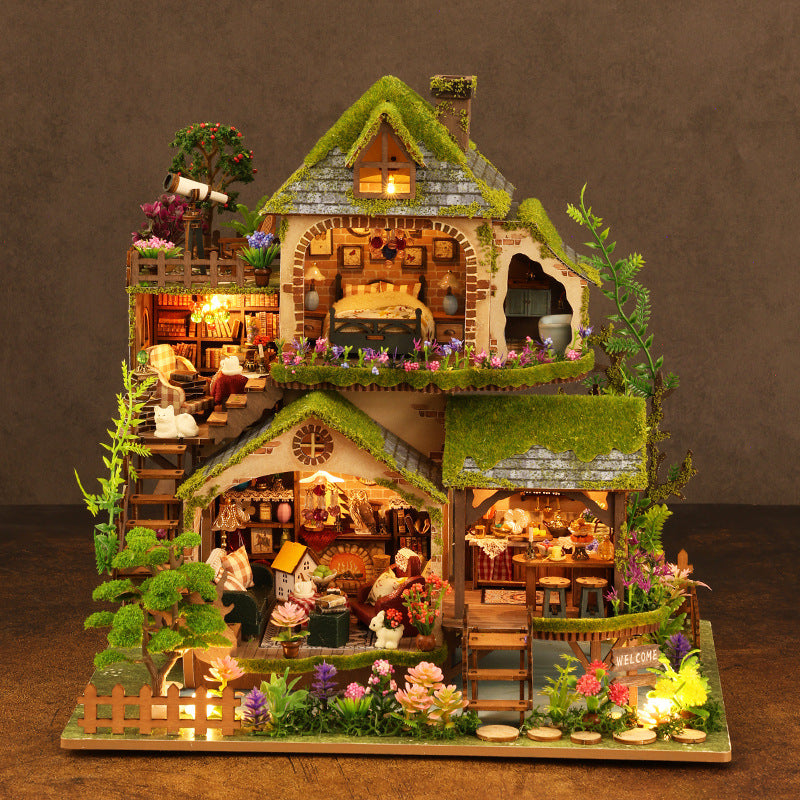 DIY Miniature Dollhouse
Rolife Cutebee HYUKBI DIY Booknook Dollhouse Kit 3D Wooden Puzzle 
Micro Building Blocks Set
Blindbox plush cute toy
