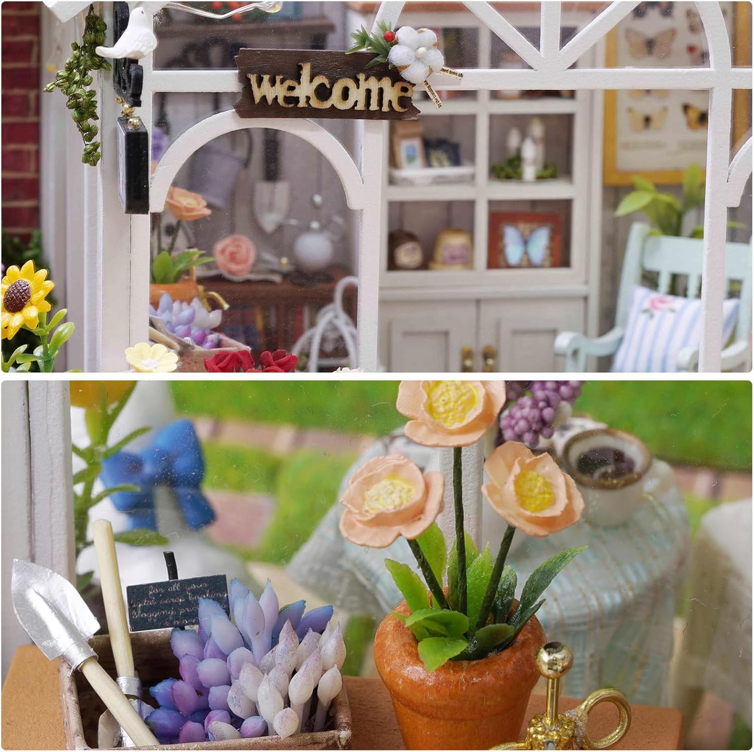 HYUKBI DIY Booknook Dollhouse Kit