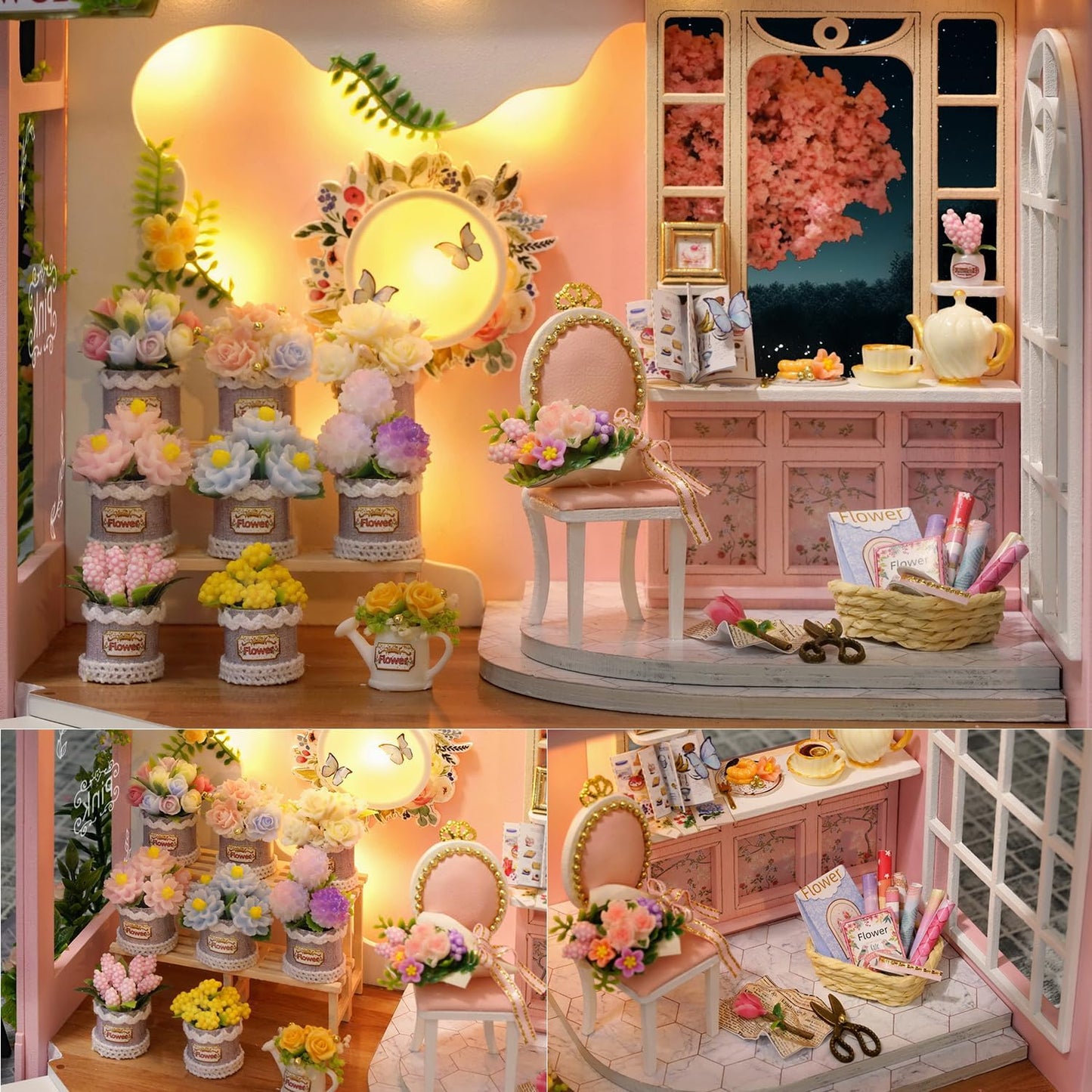 DIY Miniature Dollhouse
Rolife Cutebee HYUKBI DIY Booknook Dollhouse Kit 3D Wooden Puzzle 
Micro Building Blocks Set
Blindbox plush cute toy