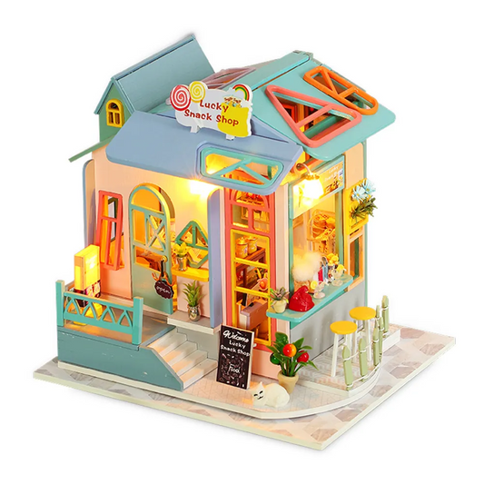 DIY Miniature Dollhouse
Rolife Cutebee HYUKBI DIY Booknook Dollhouse Kit 3D Wooden Puzzle 
Micro Building Blocks Set
Blindbox plush cute toy