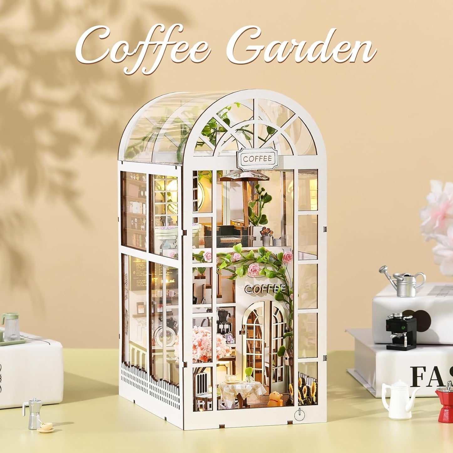 DIY Miniature Dollhouse
Rolife Cutebee HYUKBI DIY Booknook Dollhouse Kit 3D Wooden Puzzle 