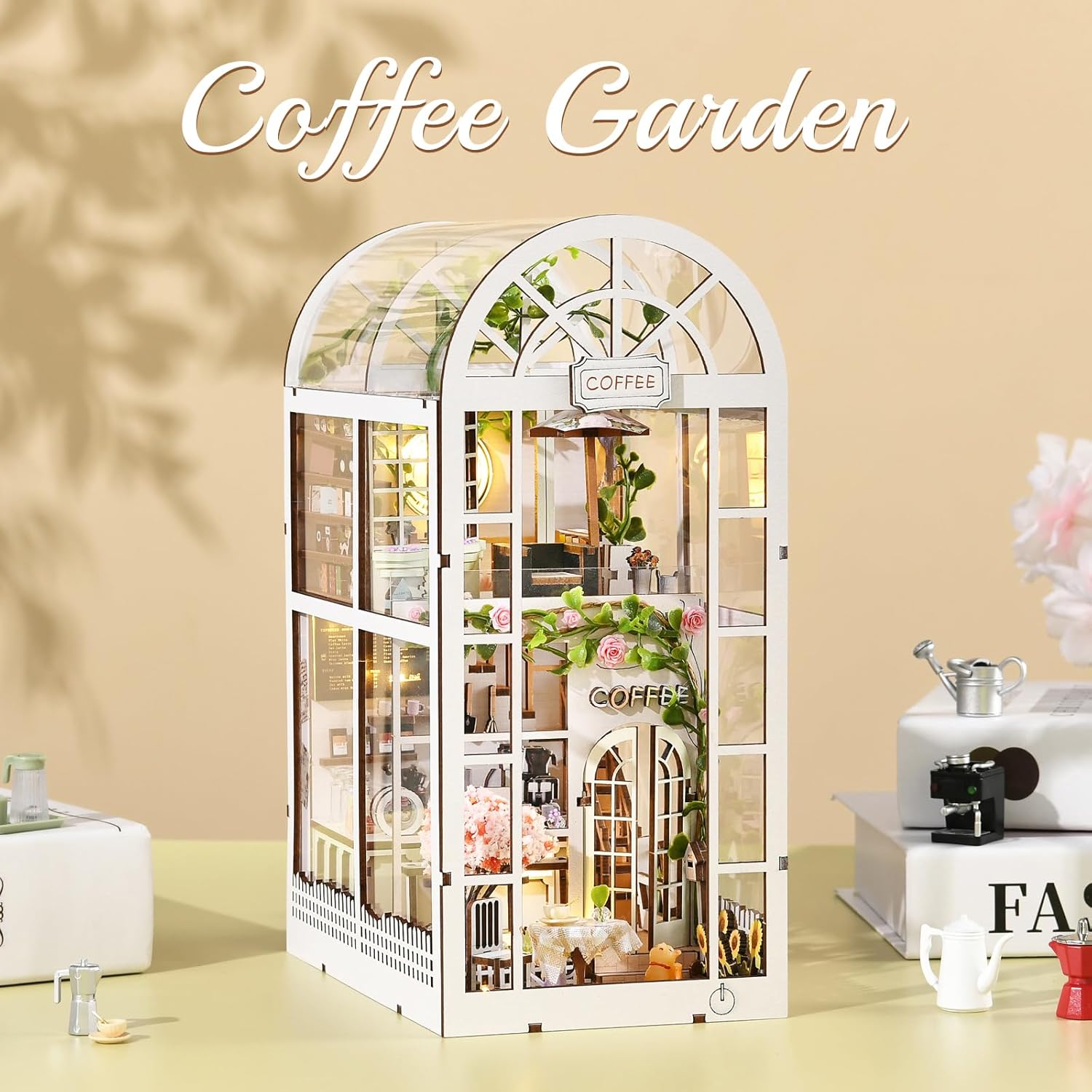 DIY Miniature Dollhouse
Rolife Cutebee HYUKBI DIY Booknook Dollhouse Kit 3D Wooden Puzzle 