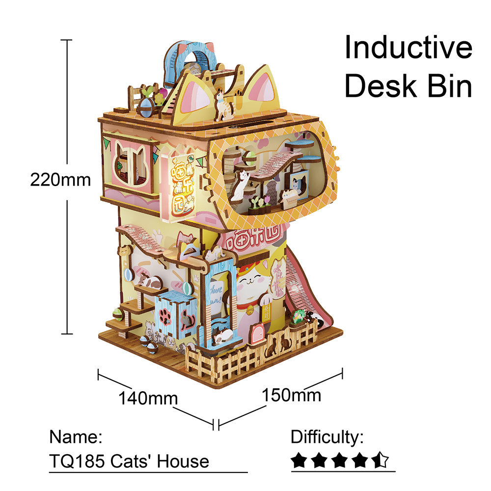 DIY Miniature Dollhouse
Rolife Cutebee HYUKBI DIY Booknook Dollhouse Kit 3D Wooden Puzzle 
Micro Building Blocks Set
Blindbox plush cute toy