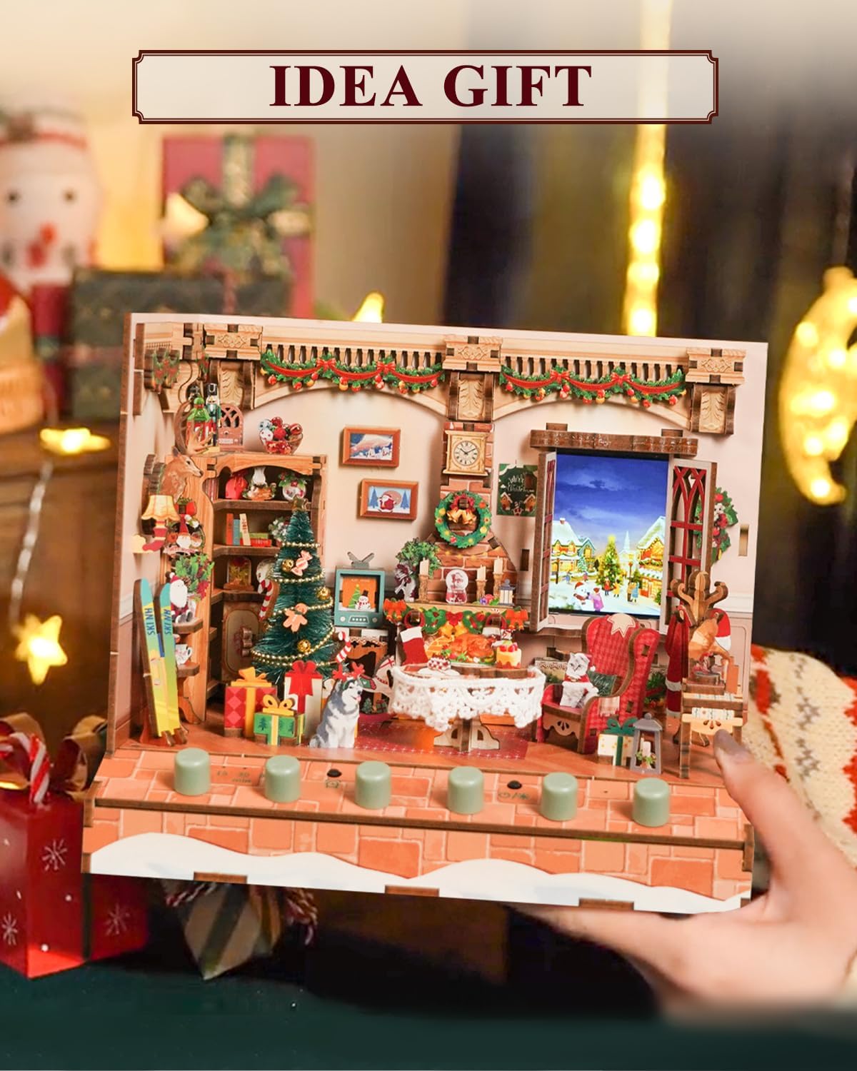 DIY Miniature Dollhouse
Rolife Cutebee HYUKBI DIY Booknook Dollhouse Kit 3D Wooden Puzzle 
Micro Building Blocks Set
Blindbox plush cute toy