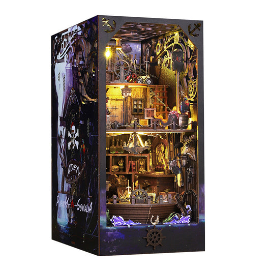 HYUKBI DIY Booknook Dollhouse Kit 