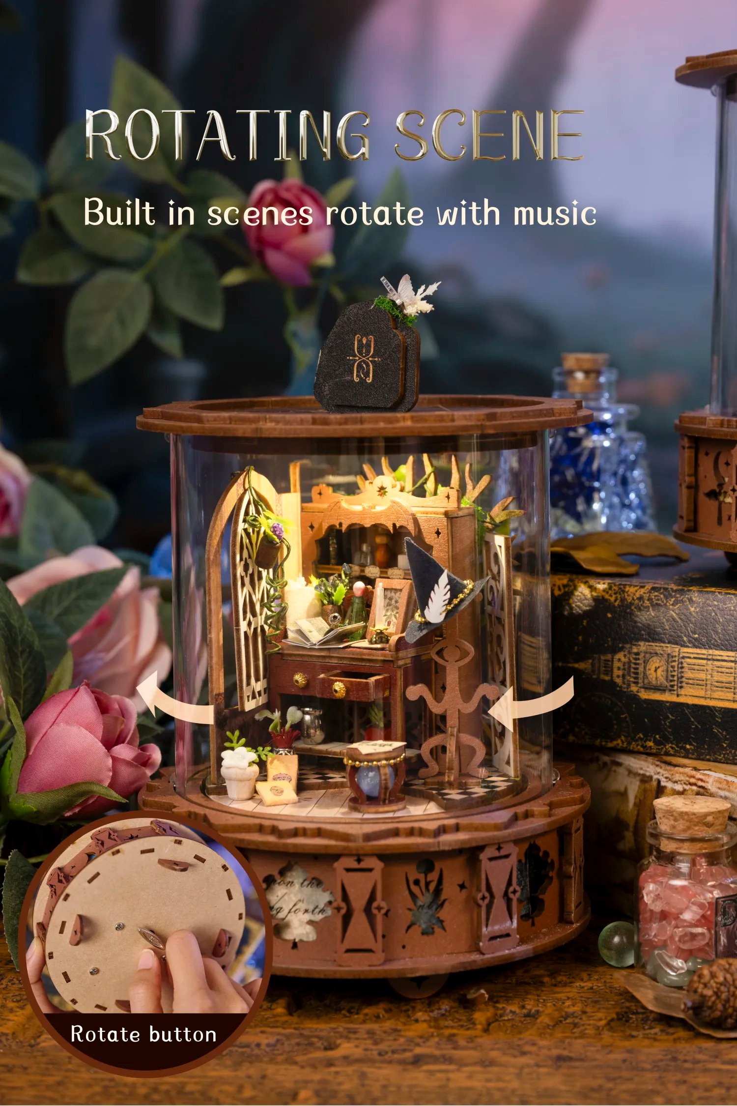 DIY Miniature Dollhouse
Rolife Cutebee HYUKBI DIY Booknook Dollhouse Kit 3D Wooden Puzzle 
Micro Building Blocks Set
Blindbox plush cute toy