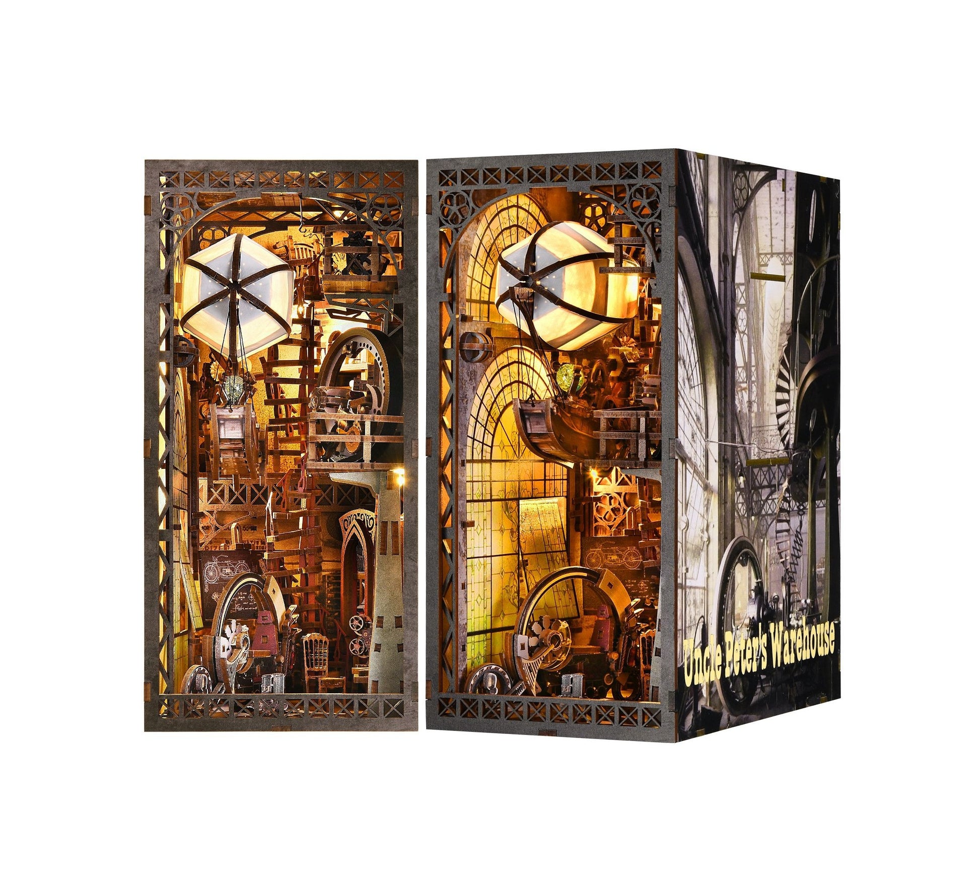DIY Miniature Dollhouse
Rolife Cutebee HYUKBI DIY Booknook Dollhouse Kit 3D Wooden Puzzle 