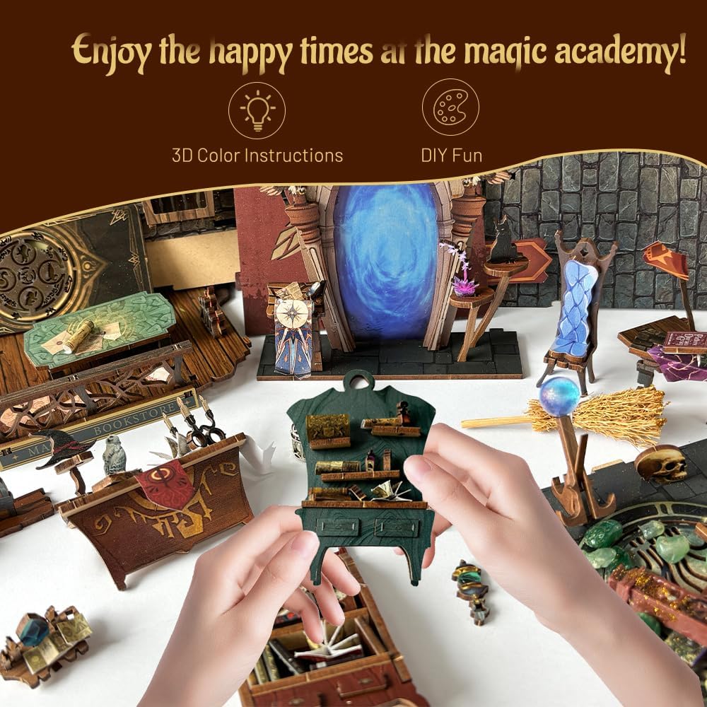 HYUKBI DIY Booknook Dollhouse Kit