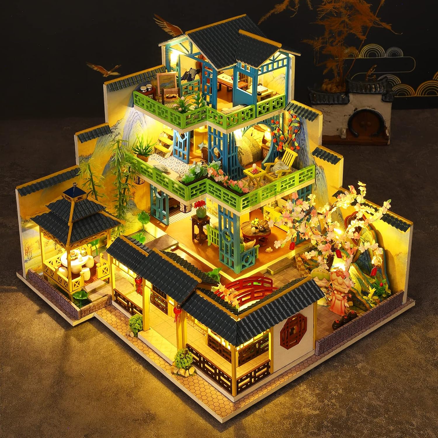 DIY Miniature Dollhouse
Rolife Cutebee HYUKBI DIY Booknook Dollhouse Kit 3D Wooden Puzzle 
Micro Building Blocks Set
Blindbox plush cute toy