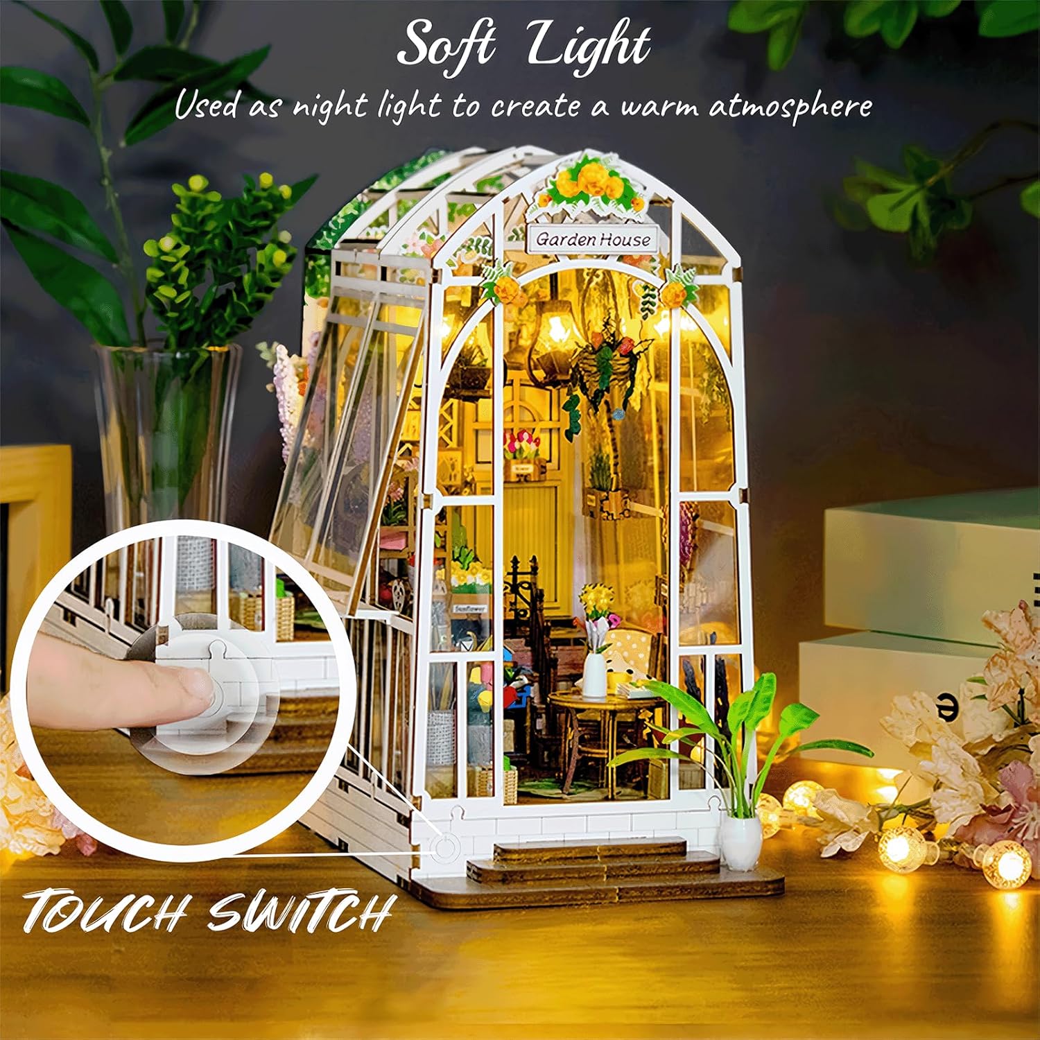 HYUKBI DIY Booknook Dollhouse Kit