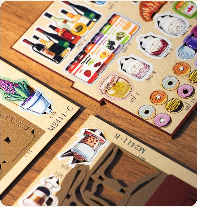 DIY Miniature Dollhouse
Rolife Cutebee HYUKBI DIY Booknook Dollhouse Kit 3D Wooden Puzzle 
Micro Building Blocks Set