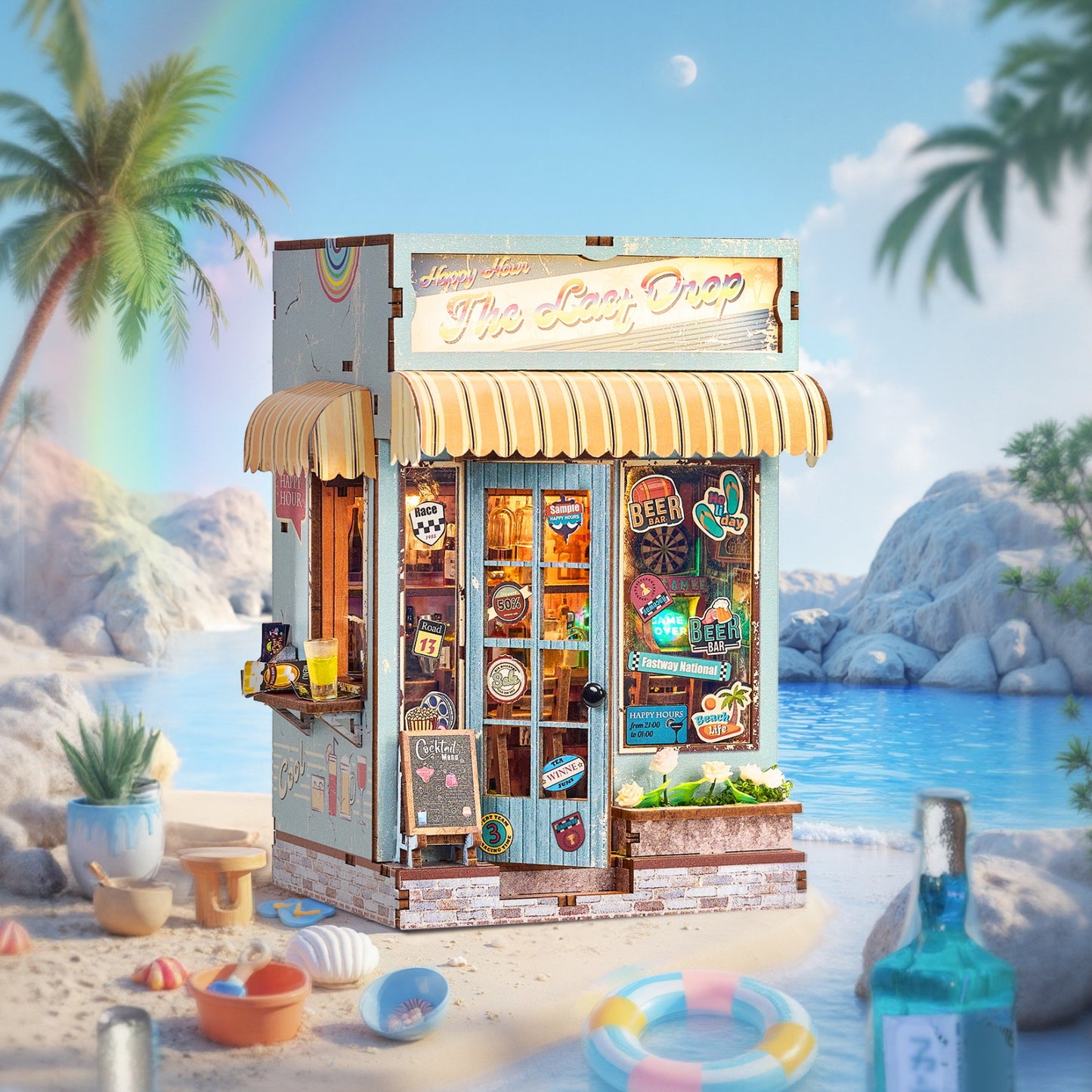 DIY Miniature Dollhouse
Rolife Cutebee HYUKBI DIY Booknook Dollhouse Kit 3D Wooden Puzzle 
Micro Building Blocks Set
Blindbox plush cute toy