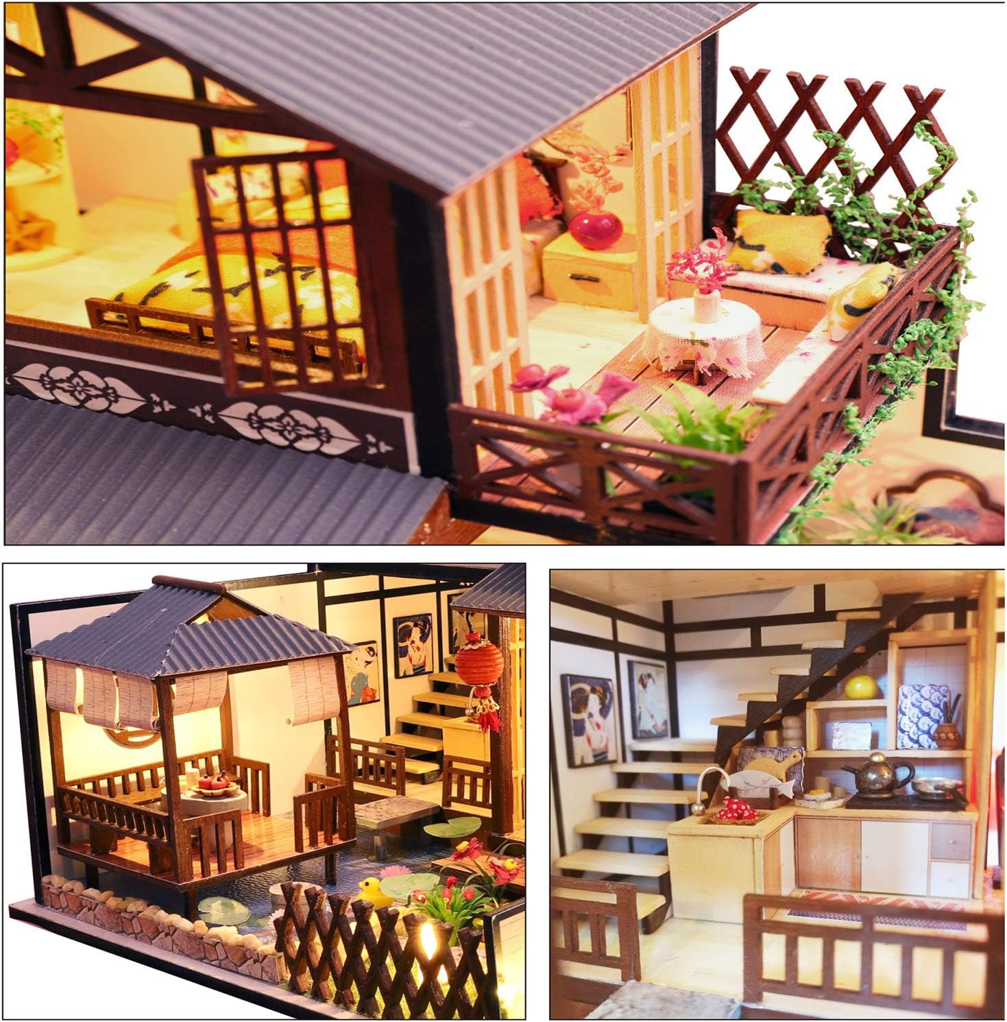 HYUKBI DIY Booknook Dollhouse Kit